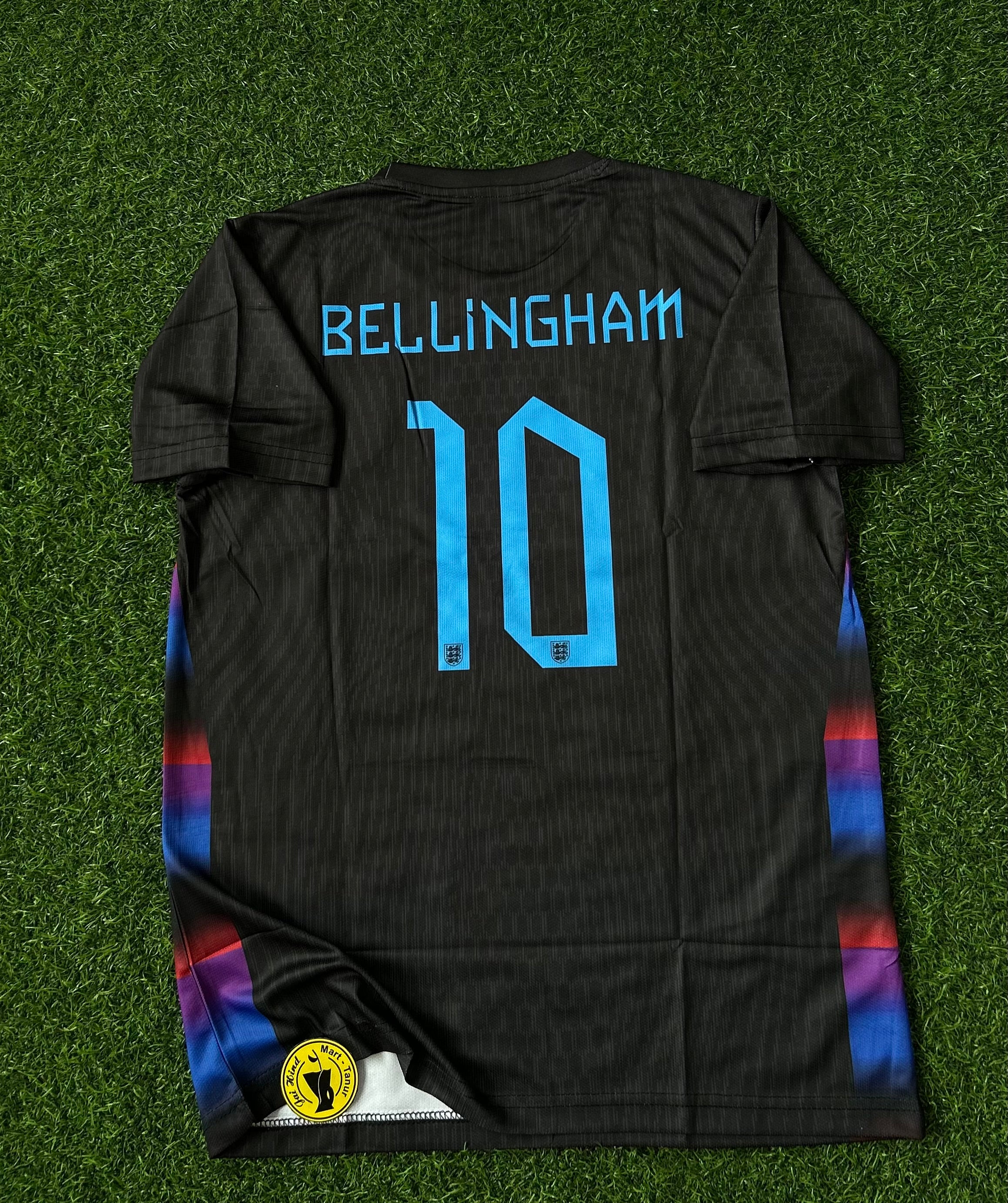 ENGLAND 2025 AWAY KIT, HALF SLEEVE EMBROIDERY