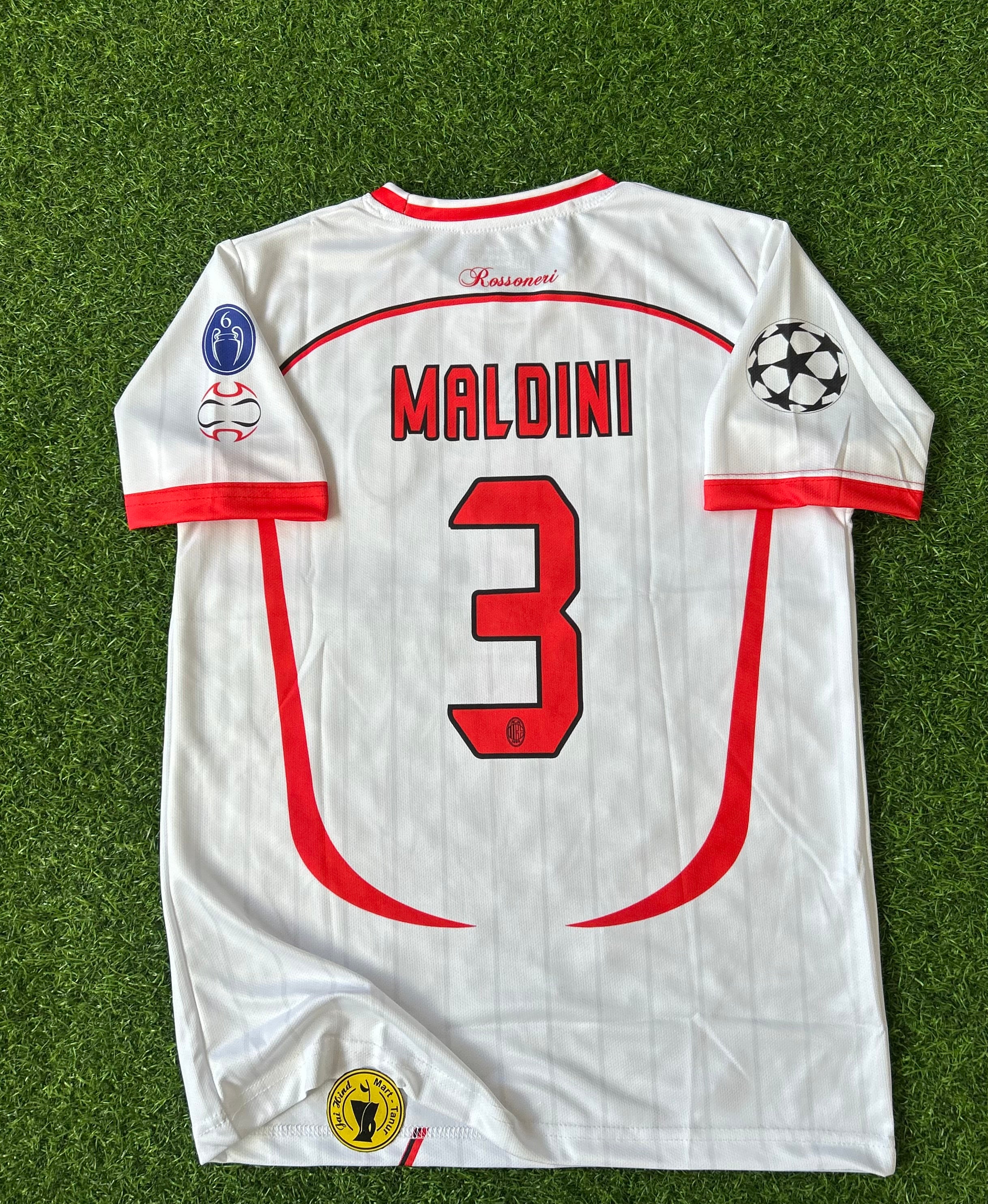 AC MILAN 2006-07 AWAY KIT, HALF SLEEVE EMBROIDERY