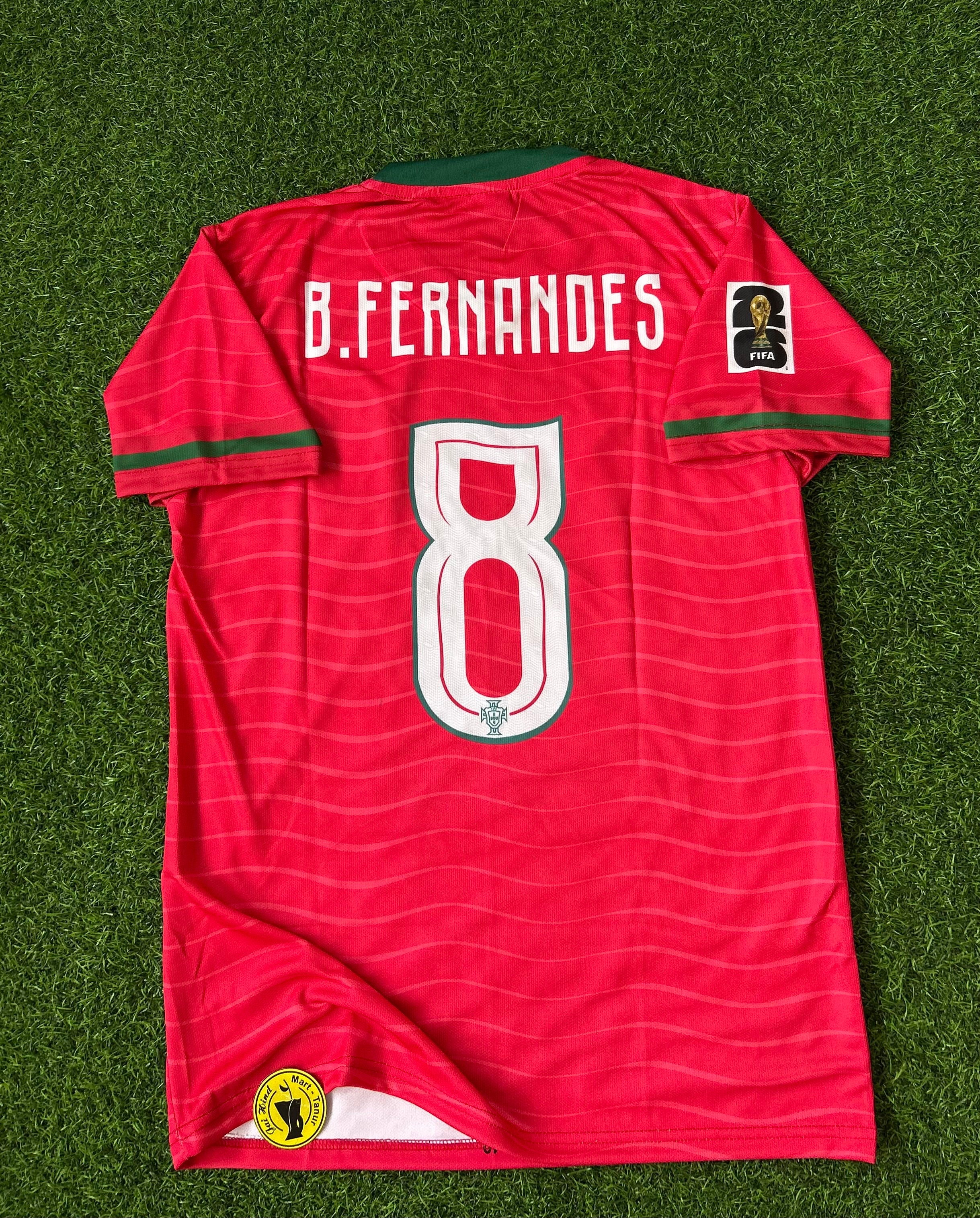 PORTUGAL 2026 WORLD CUP HOME KIT, HALF SLEEVE  EMBROIDERY