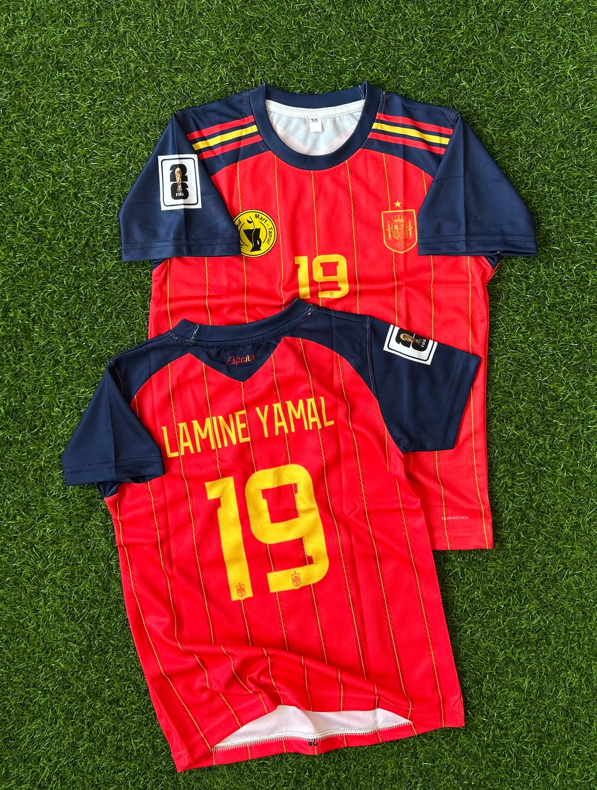 SPAIN 2026 WORLD CUP HOME KIT, HALF SLEEVE SUBLIMATION (KID SIZE)