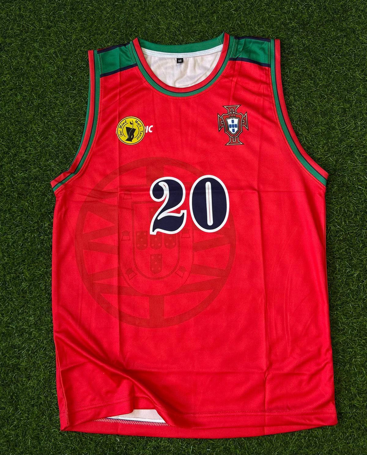 PORTUGAL 1996 HOME JERSEY, SLEEVELESS  SUBLIMATION