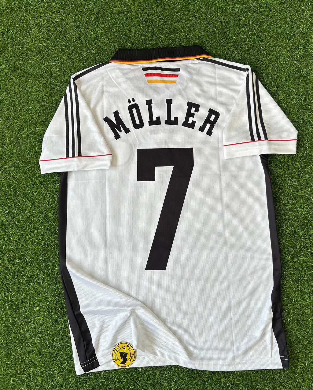 GERMANY 1998 HOME KIT, HALFSLEEVE POLO EMBRODERY