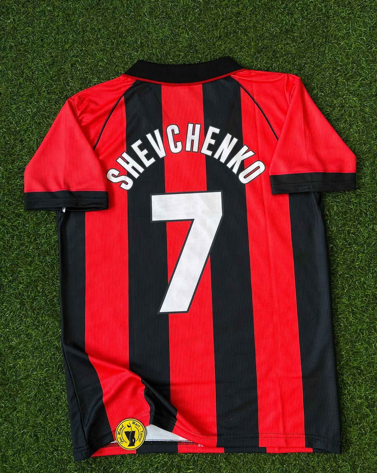 AC MILAN 1998-99 HOME JERSEY, HALF SLEEVE POLO  SUBLIMATION