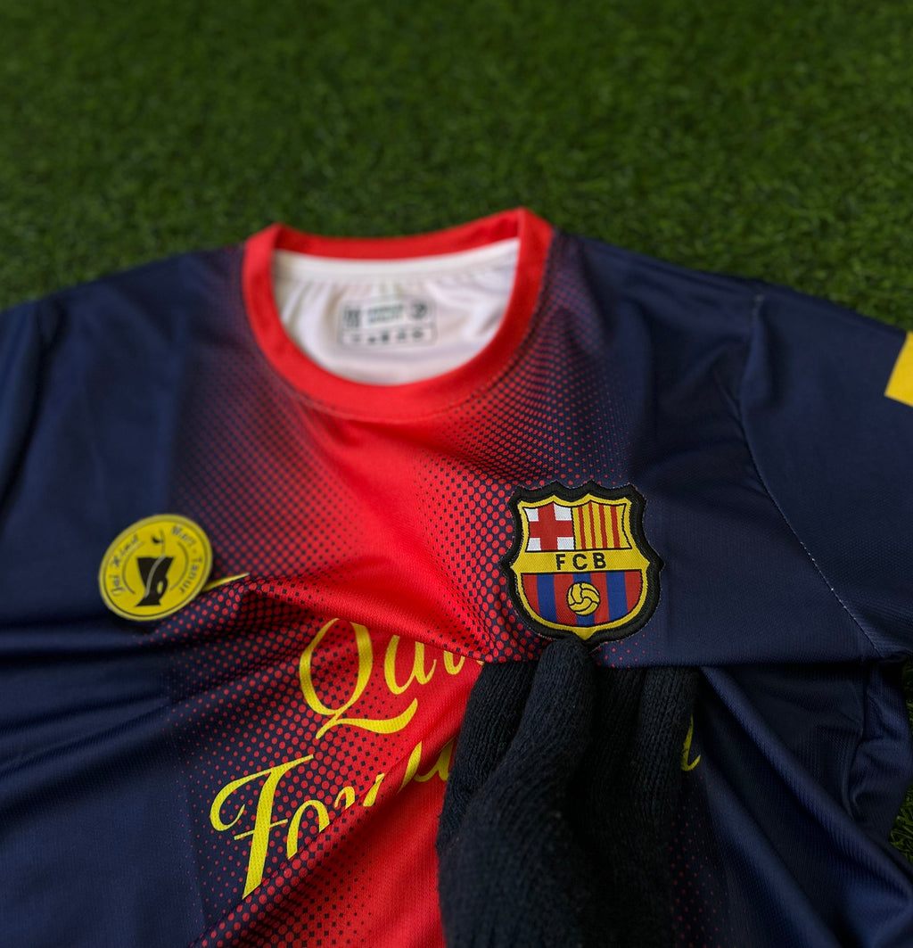 BARCELONA 2012-13 HOME JERSEY, HALF SLEEVE  EMBROIDERY