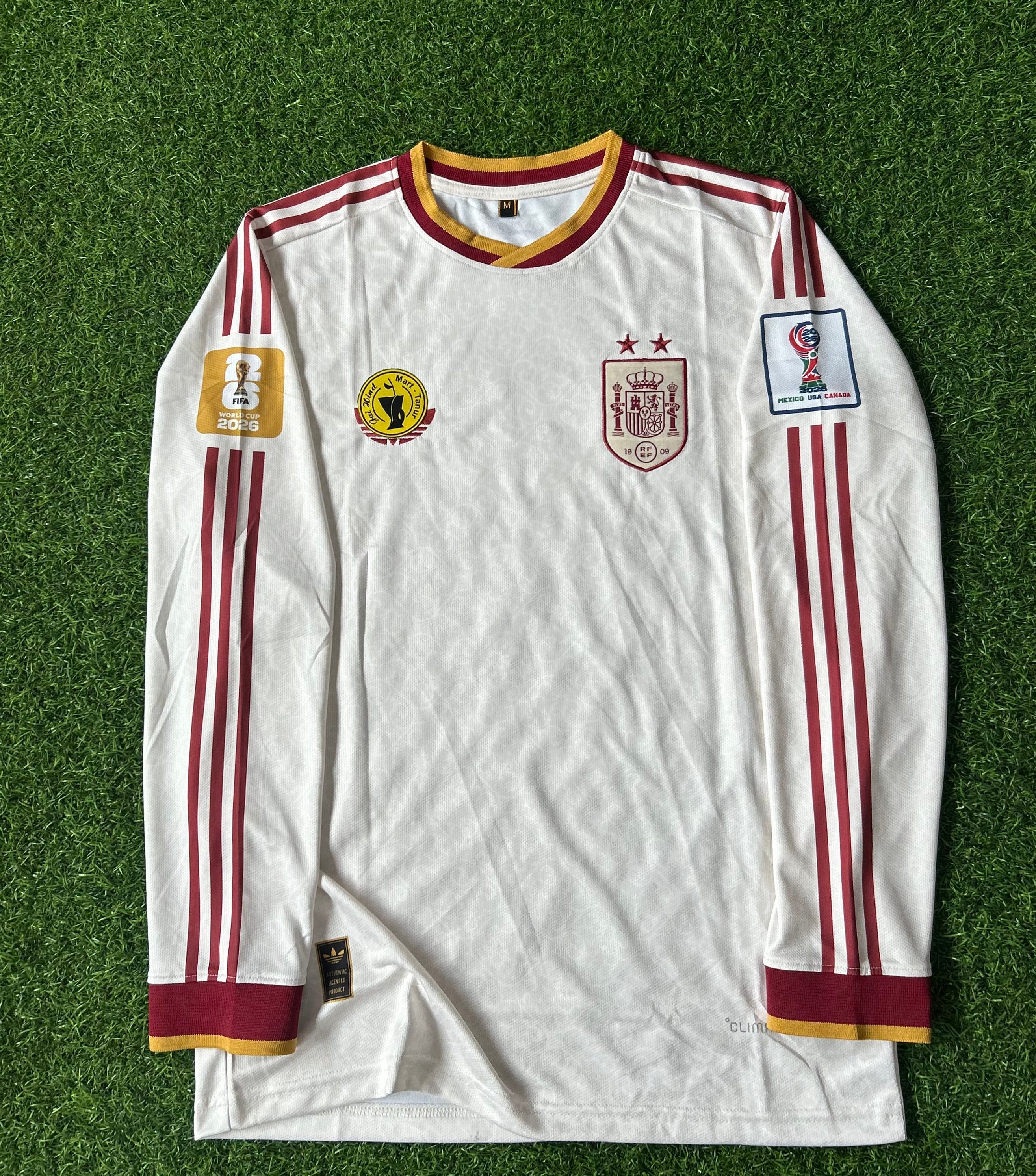 SPAIN 2026 AWAY JERSEY, FULL SLEEVE EMBROIDERY