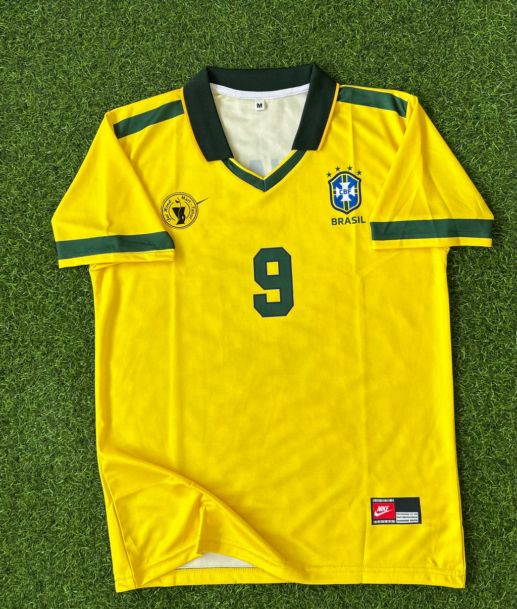 BRAZIL 1997 HOME JERSEY, HALF SLEEVE POLO  SUBLIMATION