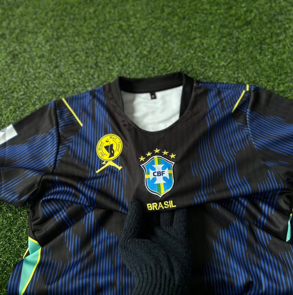 BRAZIL 2026 WORLD CUP AWAY KIT, HALF SLEEVE  EMBROIDERY