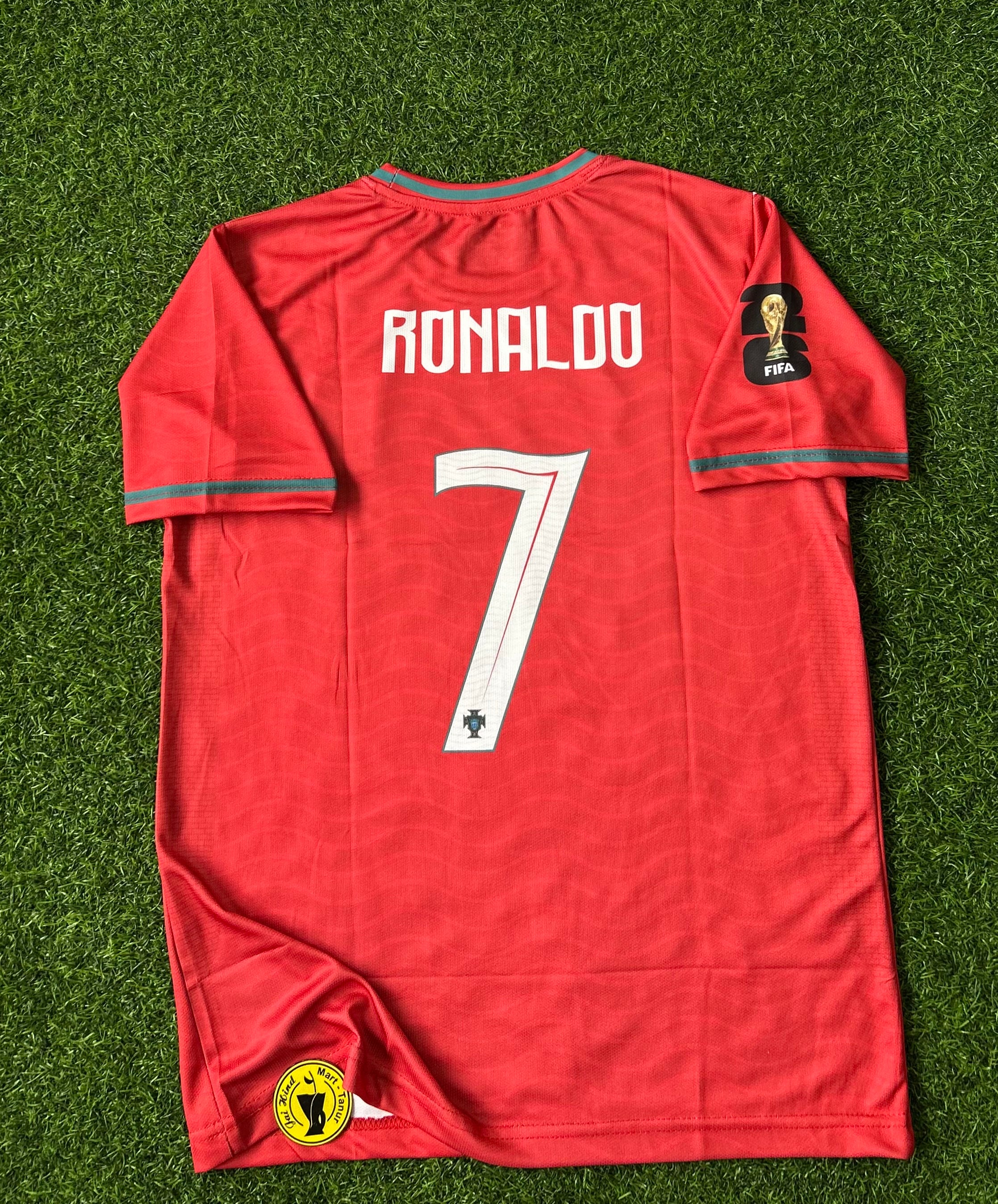 PORTUGAL 2026 WORLD CUP HOME KIT, HALF SLEEVE EMBROIDERY
