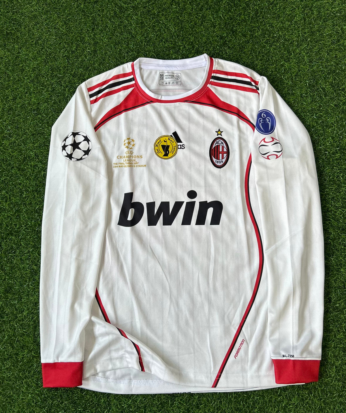 AC MILAN 2006-07 AWAY JERSEY, FULL SLEEVE EMBROIDERY