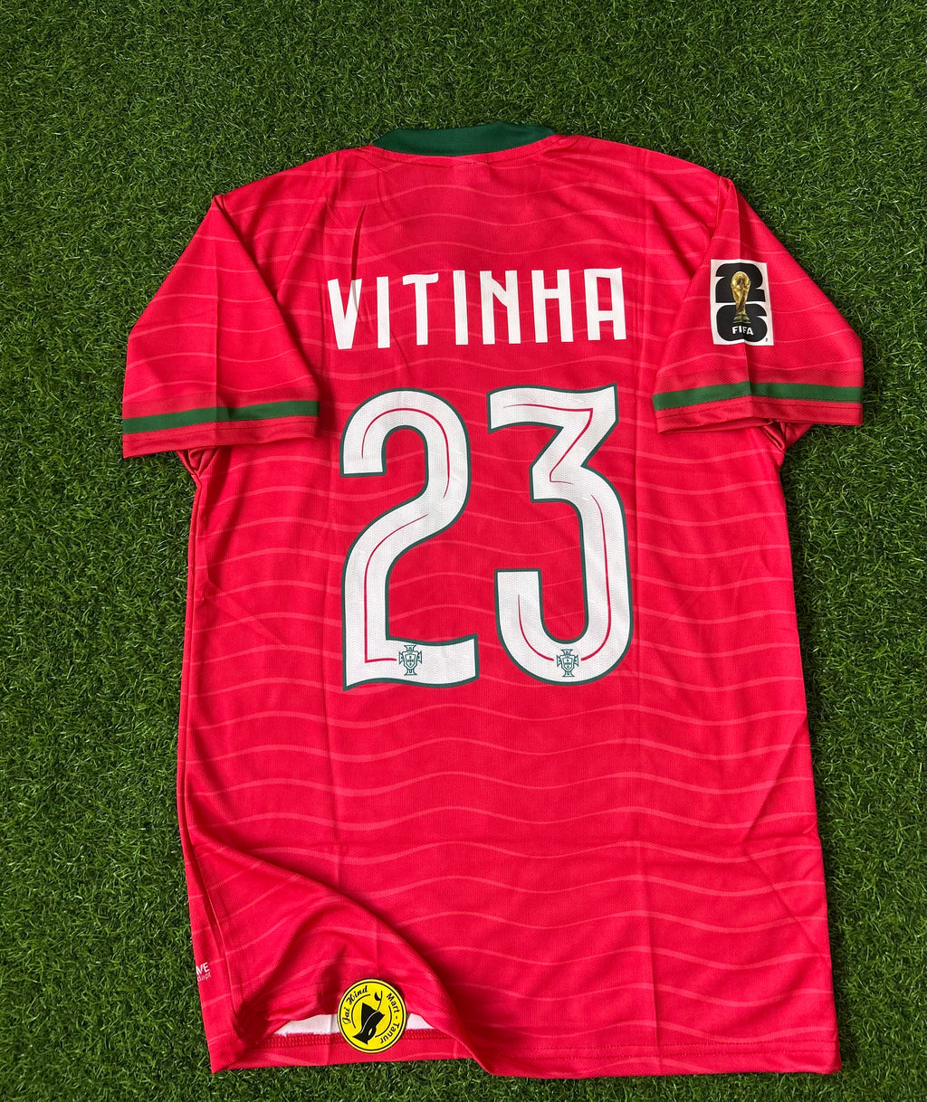 PORTUGAL 2026 WORLD CUP HOME KIT, HALF SLEEVE  EMBROIDERY