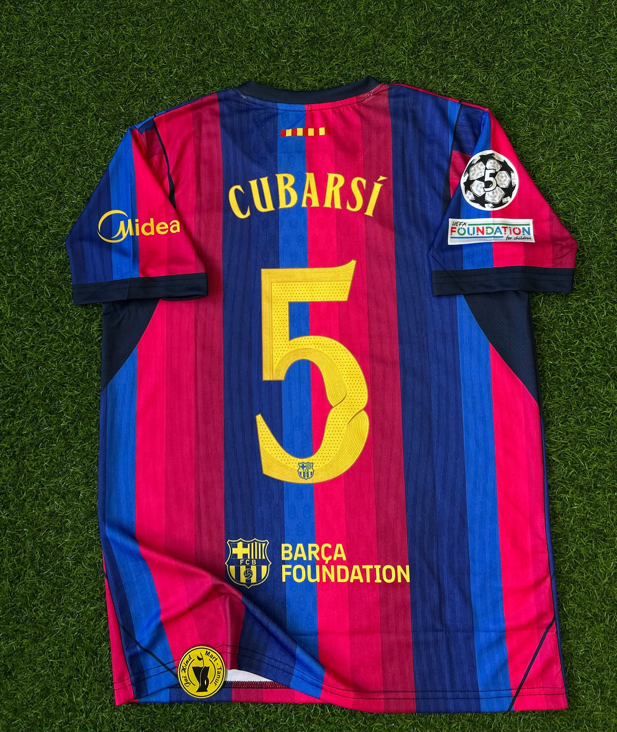 BARCELONA 2026-27 SEASON HOME JERSEY, HALF SLEEVE EMBROIDERY