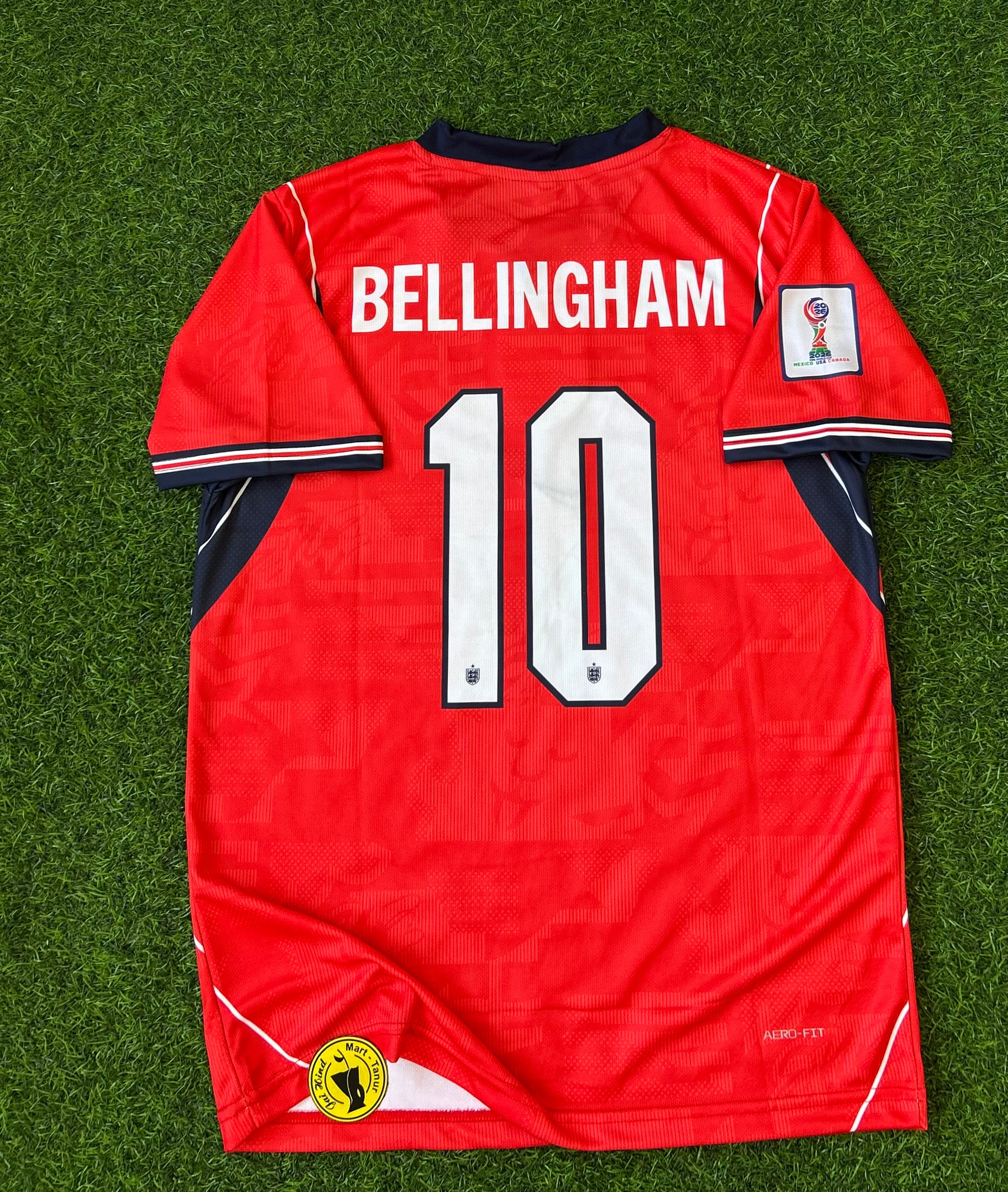 ENGLAND 2026 WORLD CUP AWAY KIT, HALF SLEVE EMBROIDERY