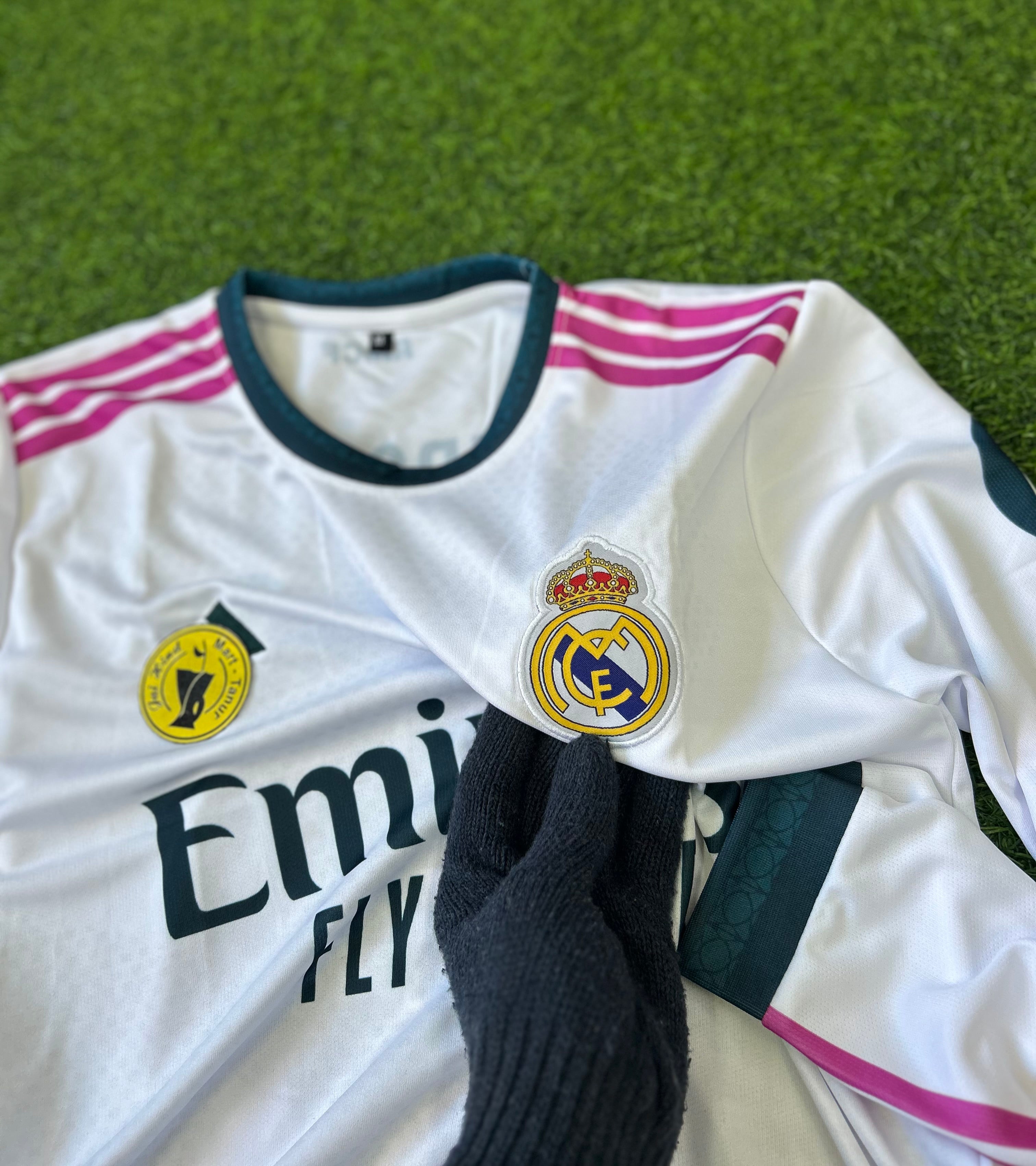 REAL MADRID 2026-27 SEASON HOME JERSEY, FULL SLEEVE EMBROIDERY