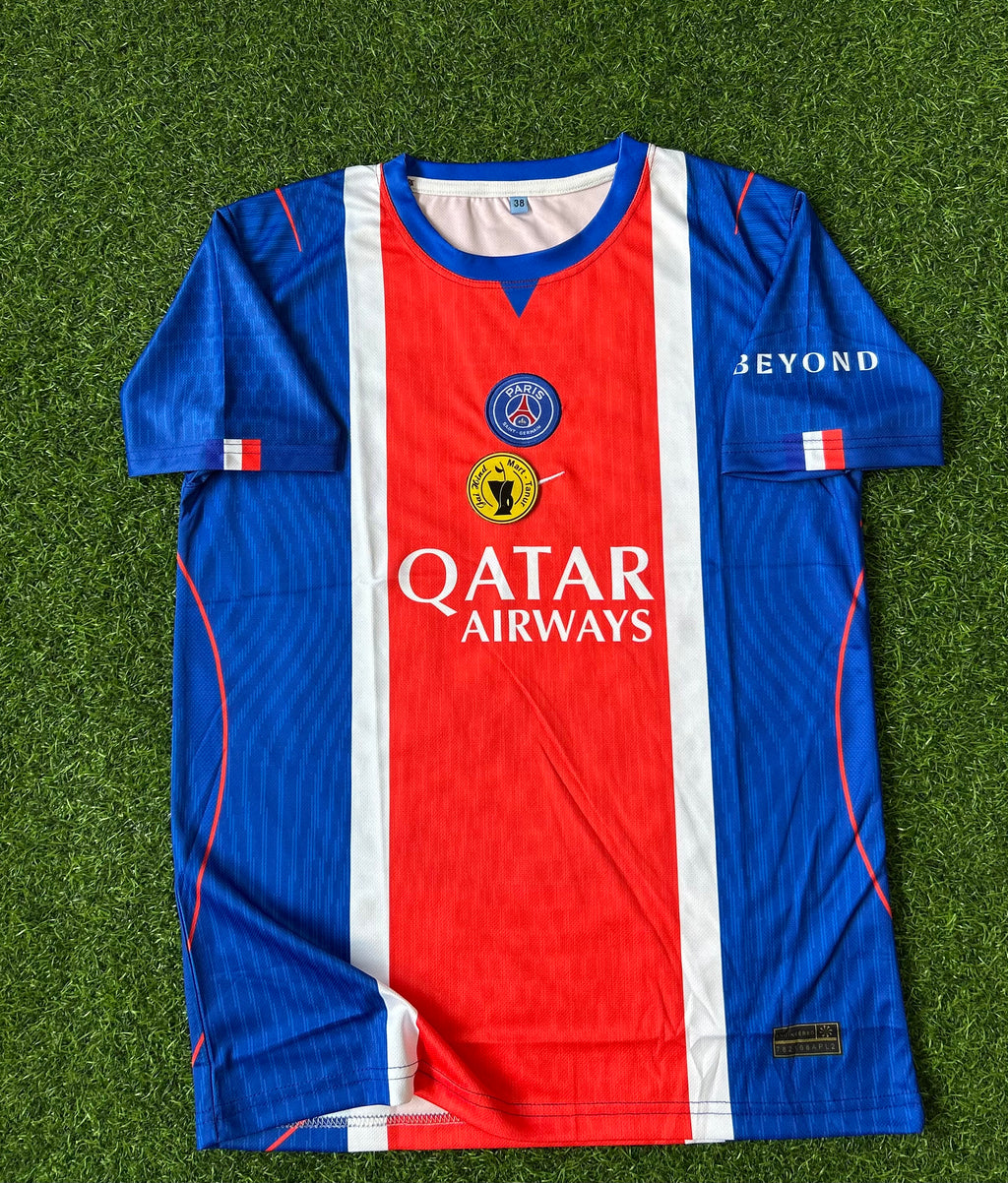 PSG 2026-27 SEASON HOME JERSEY, HALF SLEEVE EMBROIDERY