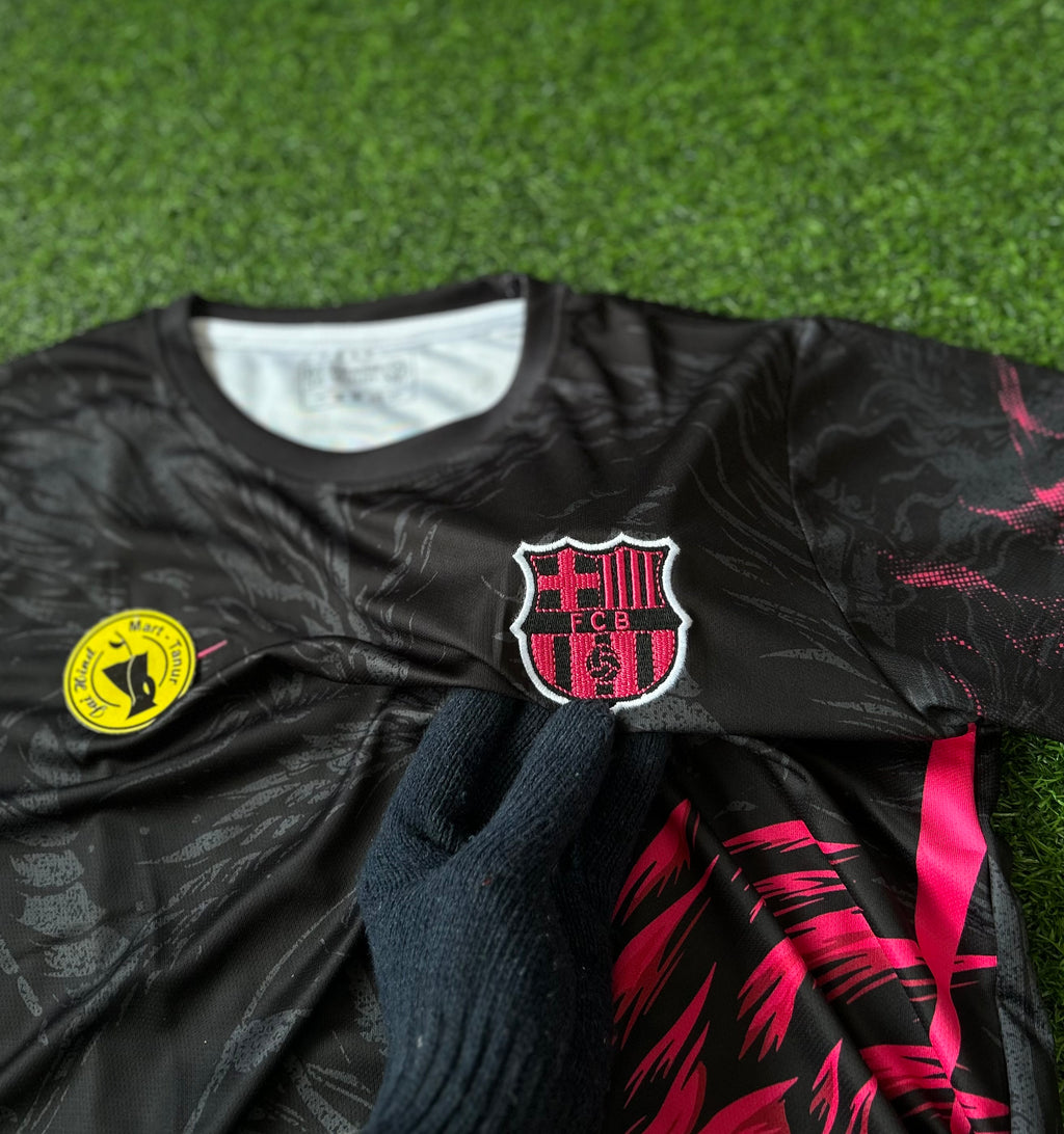 BARCELONA SPECIAL DRAGON EDITION JERSEY, HALF SLEEVE EMBROIDERY