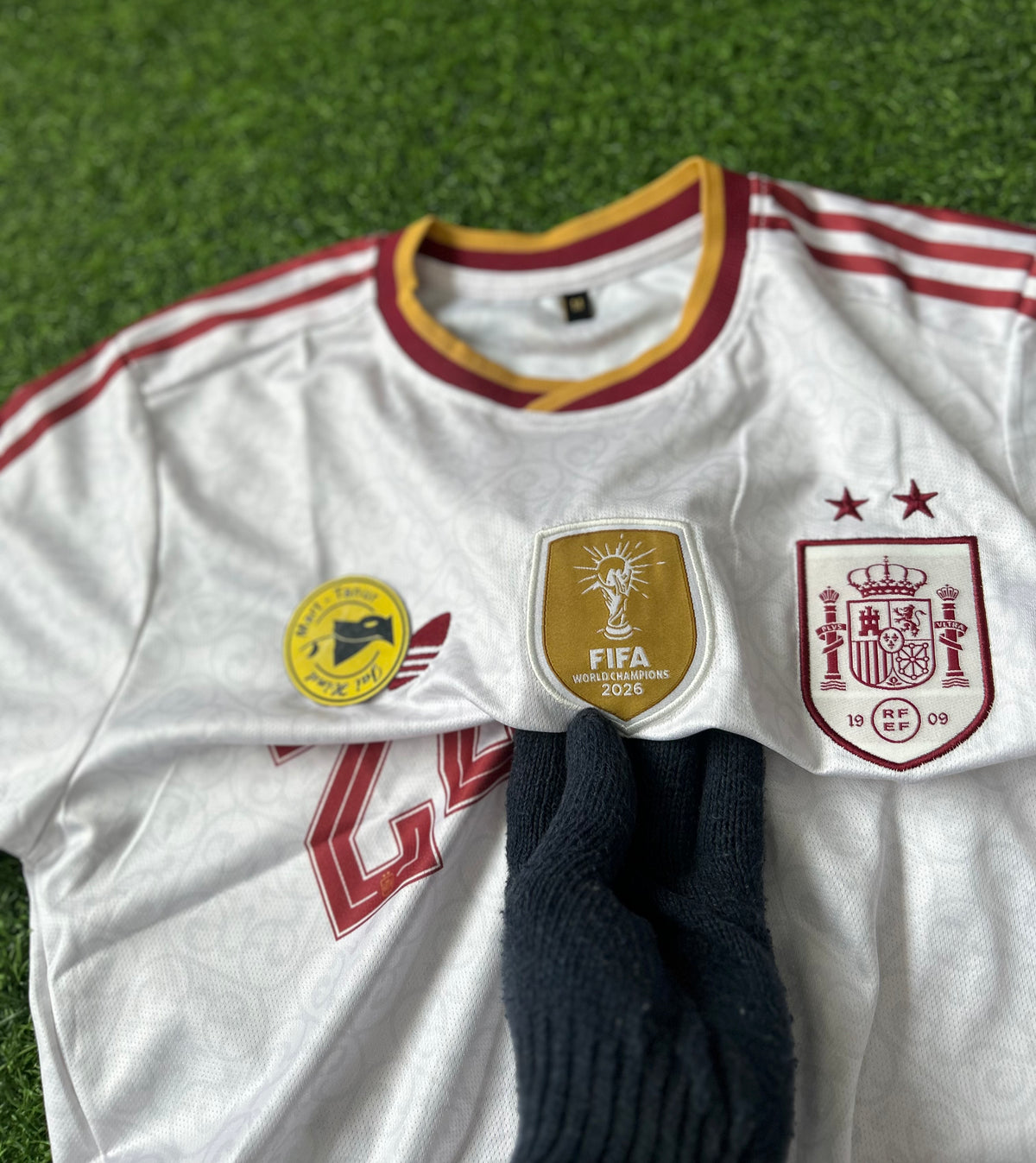 SPAIN 2026 HOME JERSEY, HALF SLEEVE EMBROIDERY