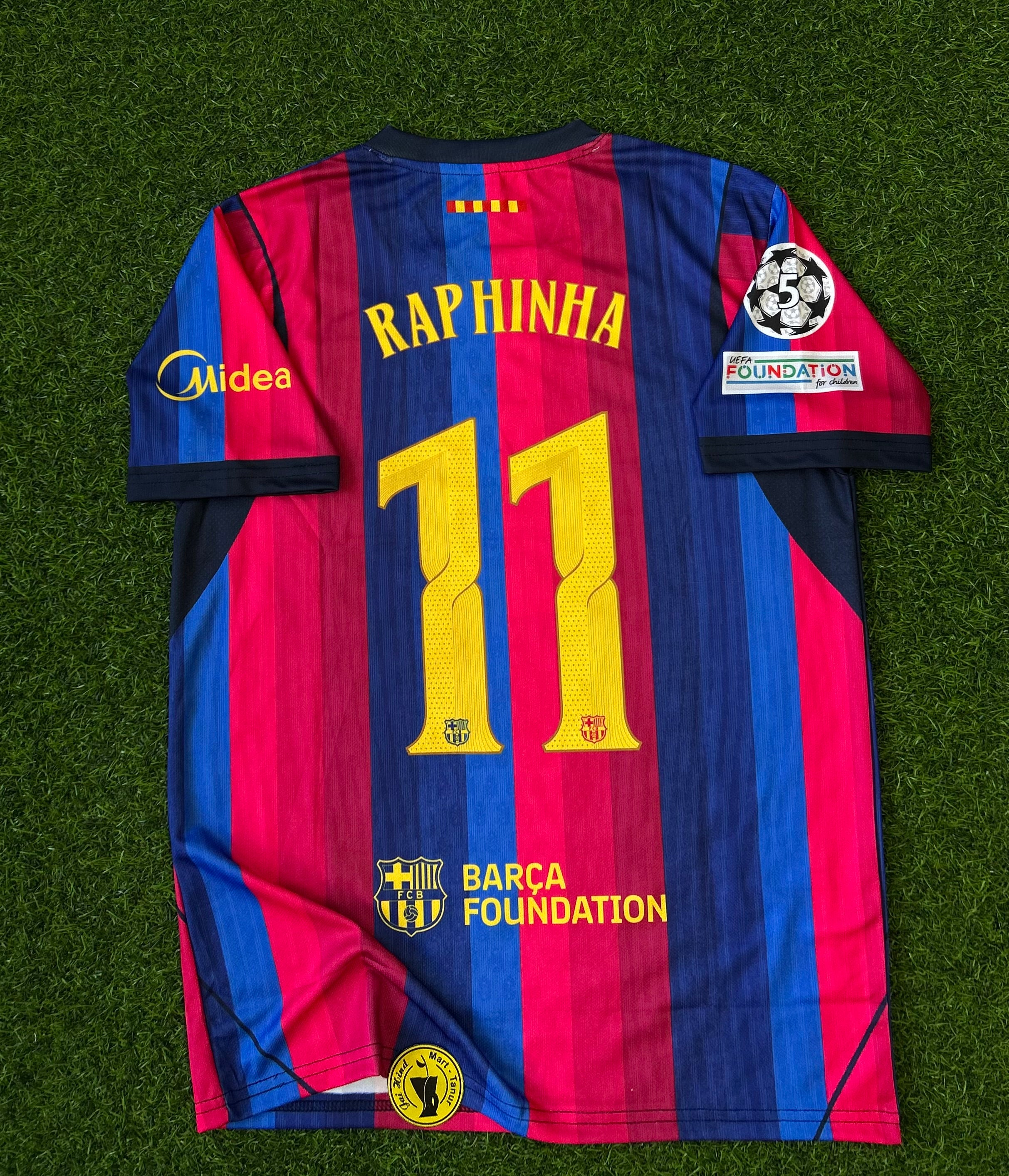 BARCELONA 2026-27 SEASON HOME JERSEY, HALF SLEEVE EMBROIDERY
