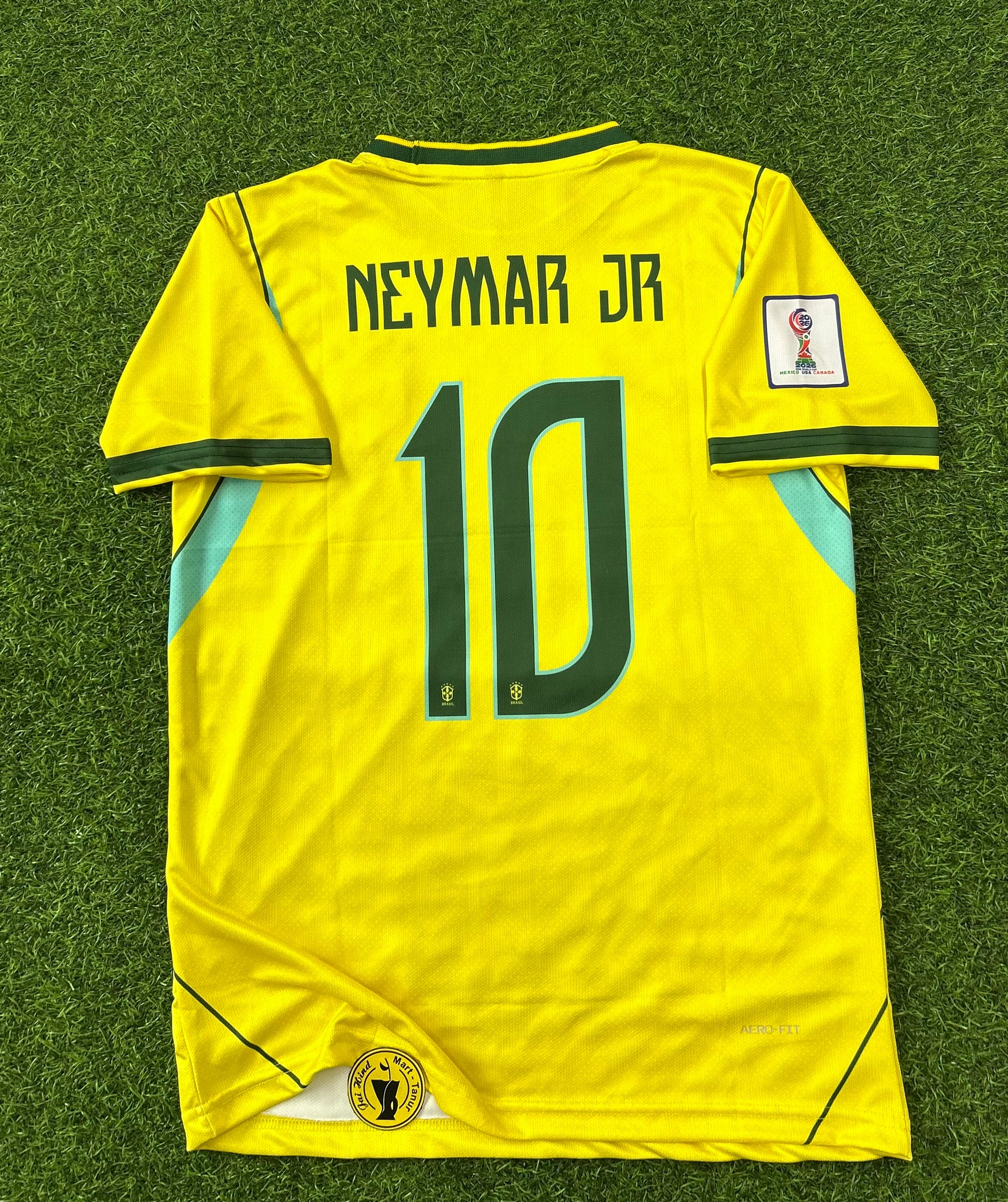 BRAZIL 2026 WORLD CUP HOME KIT, HALF SLEEVE EMBRODERY
