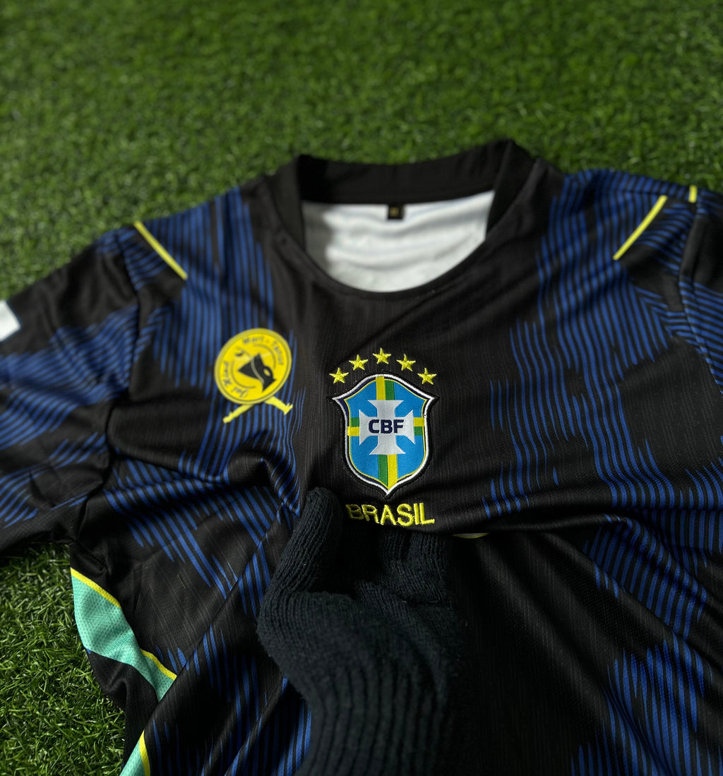 BRAZIL 2026 WORLD CUP AWAY KIT, HALF SLEEVE EMBROIDERY