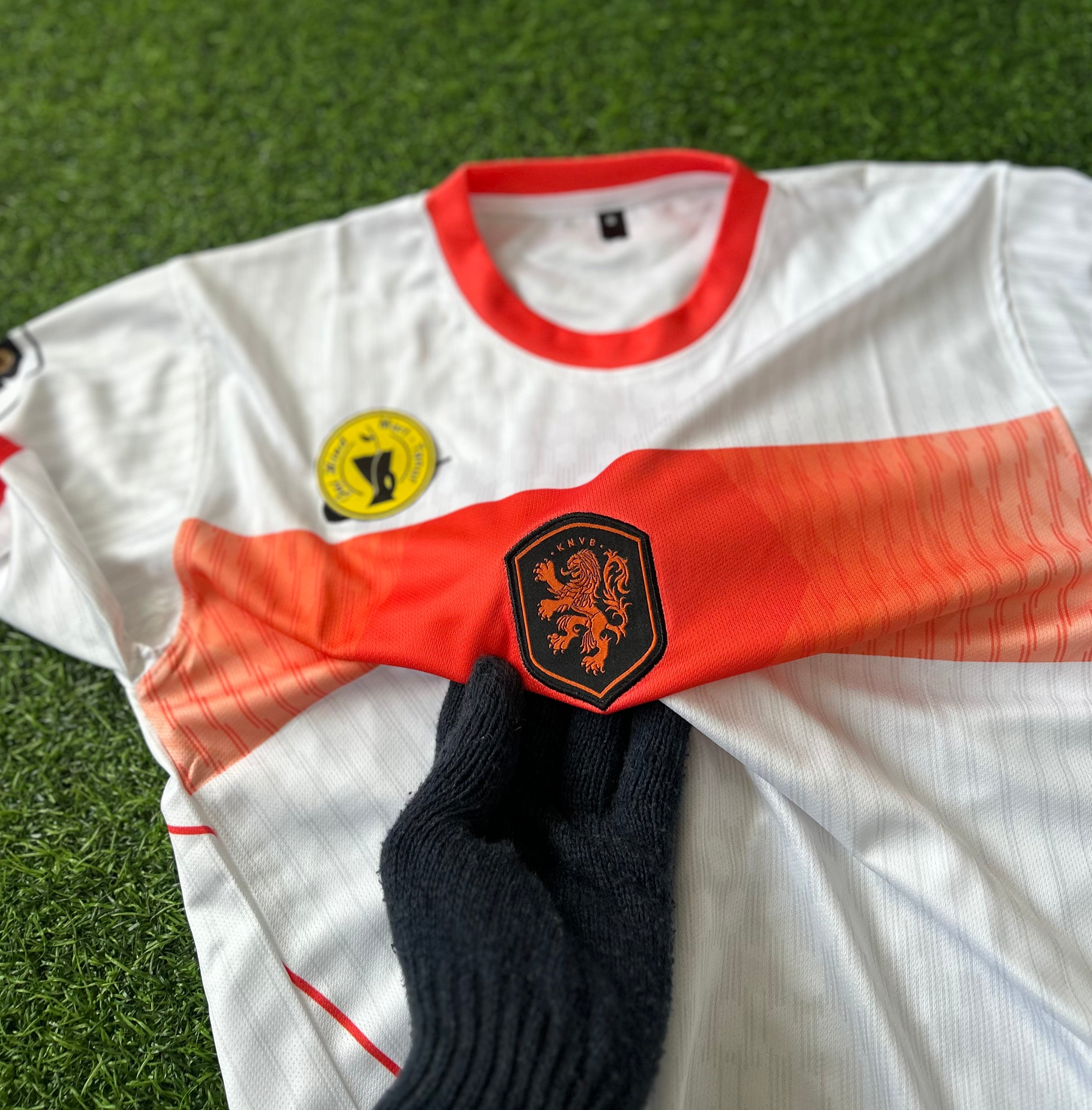 NETHERLANDS 2026 WORLD CUP AWAY KIT, HALF SLEEVE  EMBROIDERY