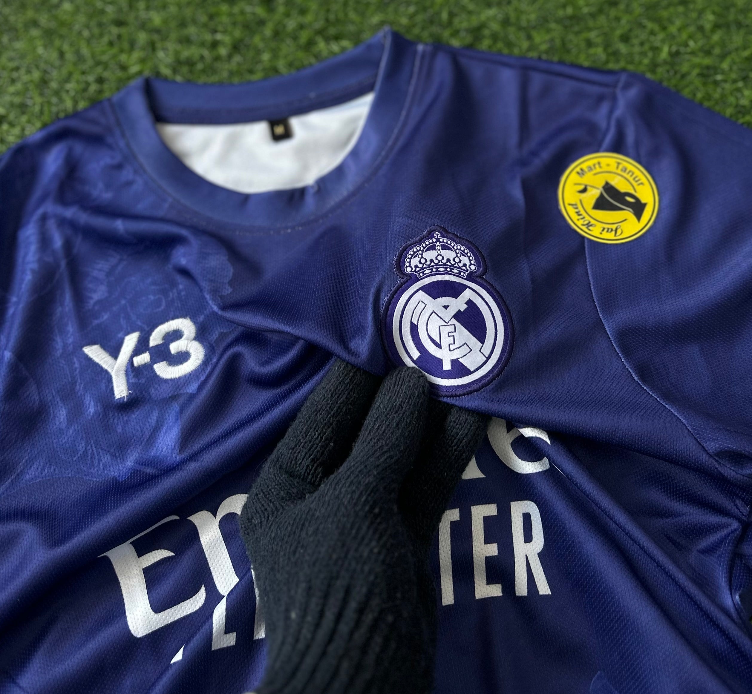 REAL MADRID 2024-25 Y-3 FOURTH KIT, HALFSLEEVE  EMBROIDERY