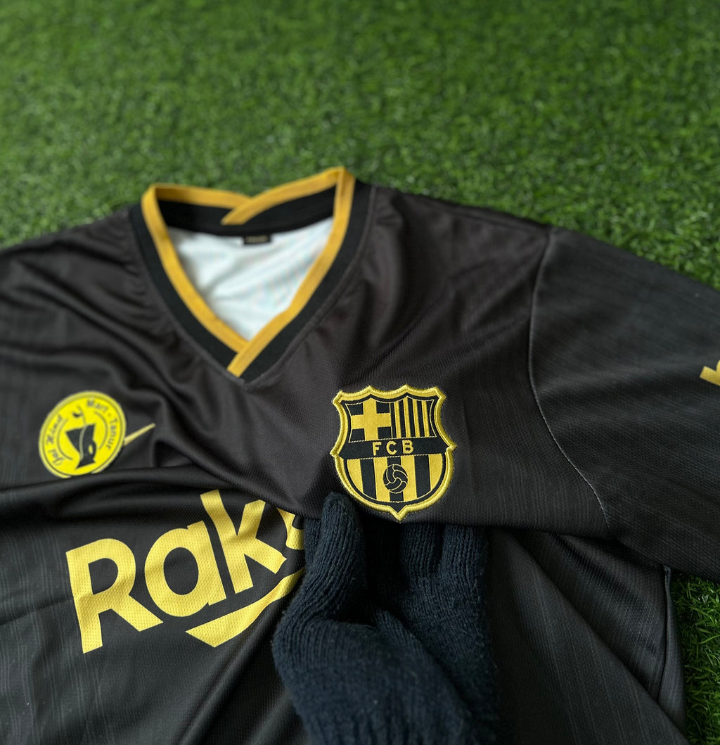 BARCELONA 2020-21 AWAY JERSEY, HALF SLEEVE EMBROIDERY