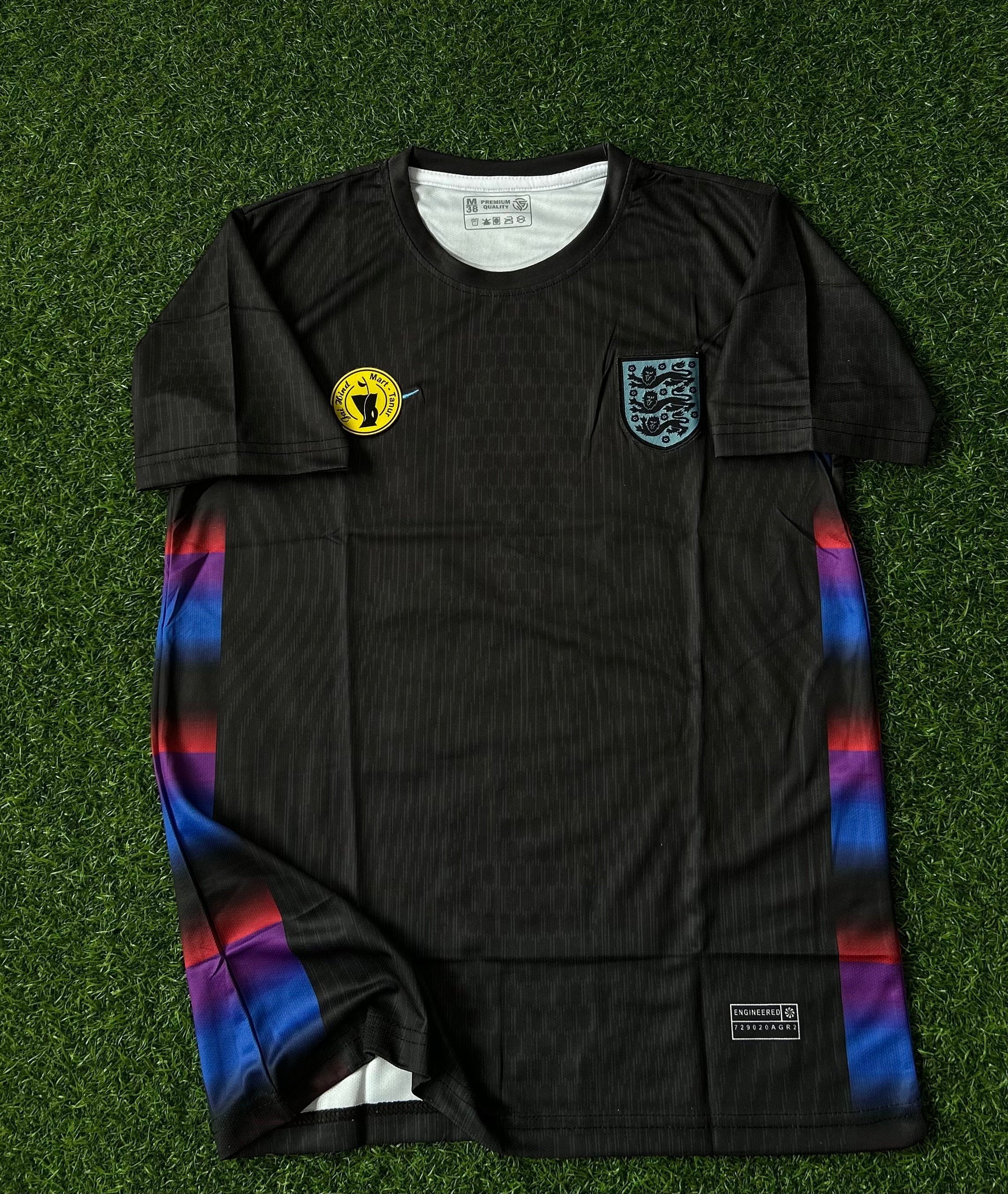 ENGLAND 2025 AWAY KIT, HALF SLEEVE EMBROIDERY