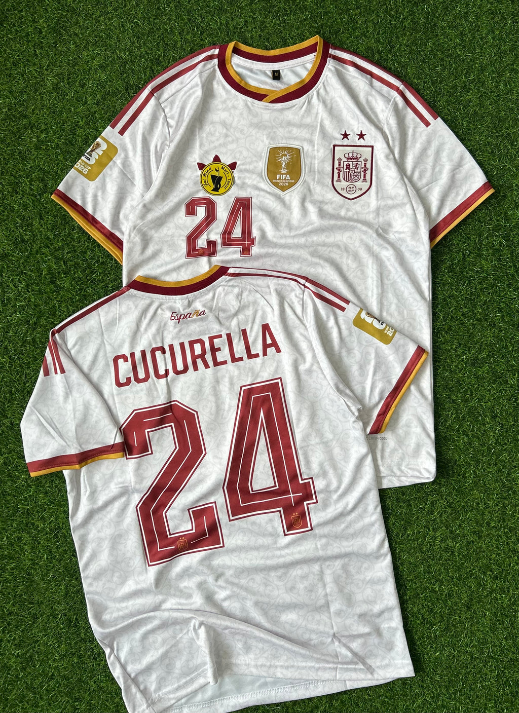 SPAIN 2026 HOME JERSEY, HALF SLEEVE EMBROIDERY