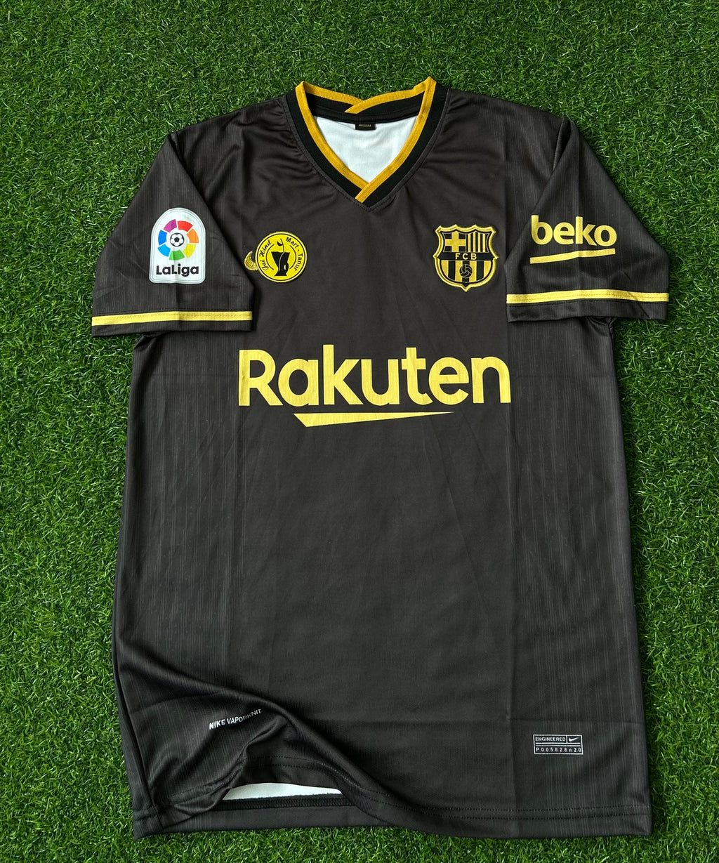 BARCELONA 2020-21 AWAY JERSEY, HALF SLEEVE EMBROIDERY