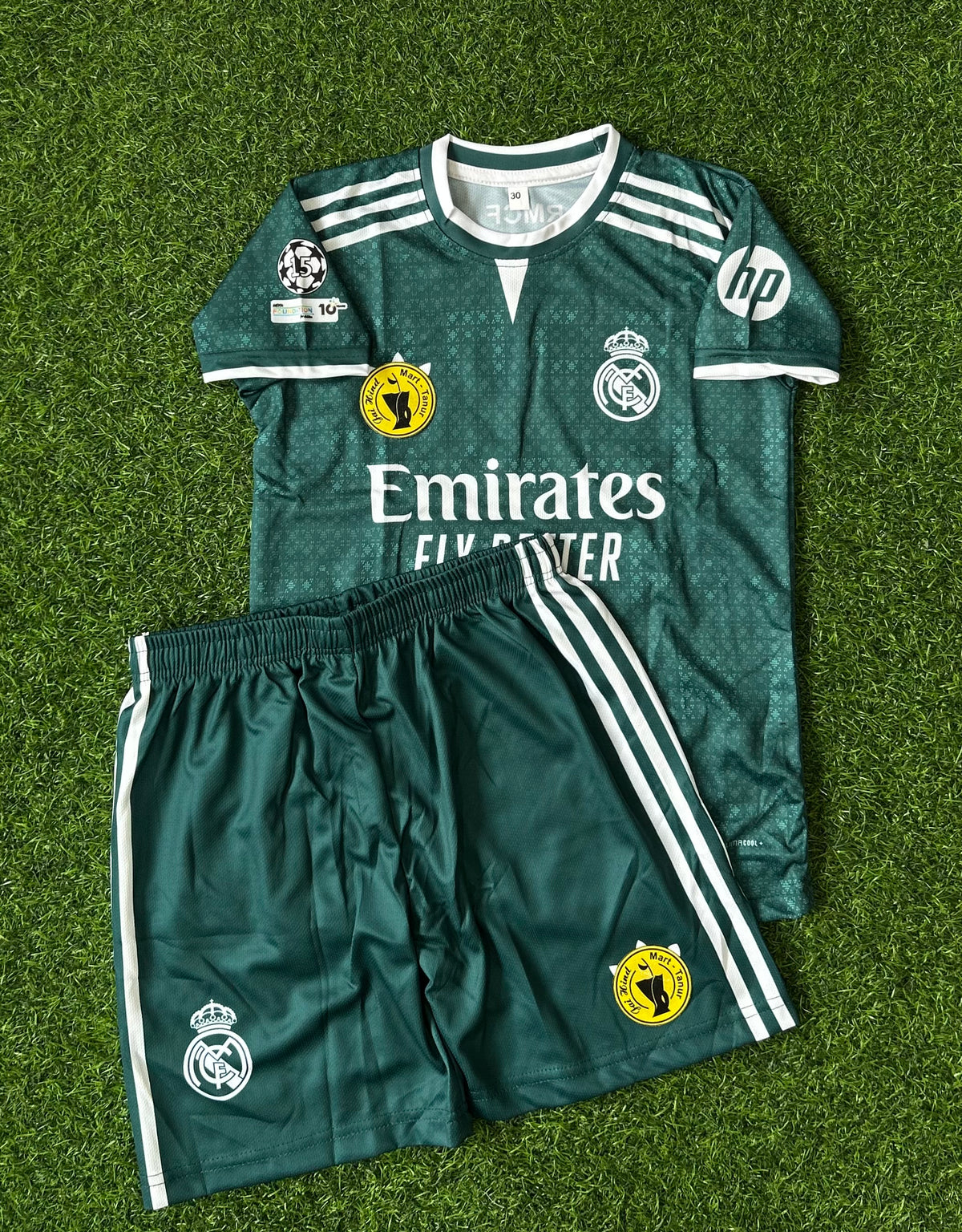 REAL MADRID 2026-27 SEASON AWAY JERSEY, HALF SLEEVE SUBLIMATION, JERSEY & SHORTS (KID SIZE)