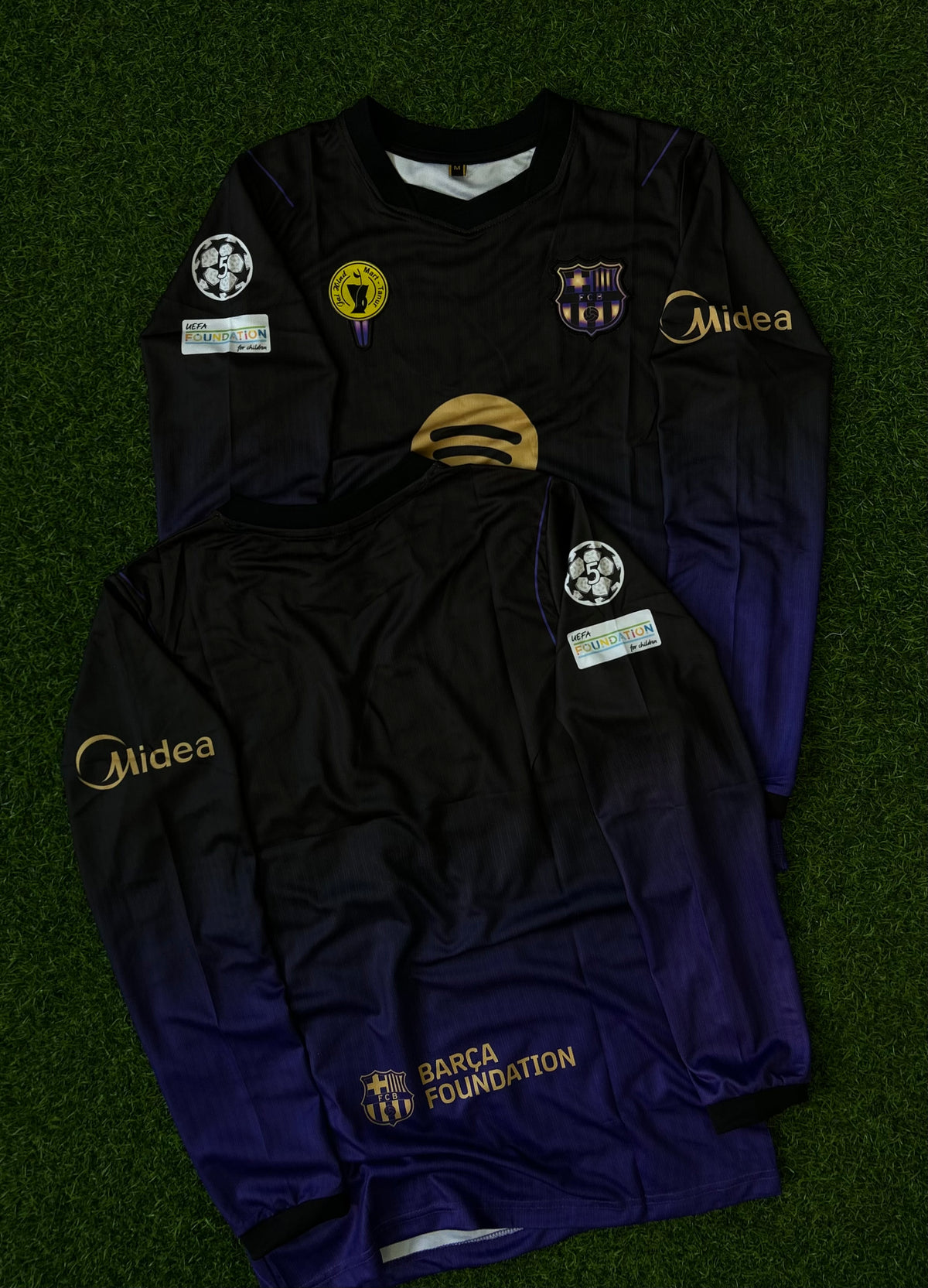 BARCELONA 2026-27 SEASON AWAY JERSEY, FULL SLEEVE  EMBROIDERY