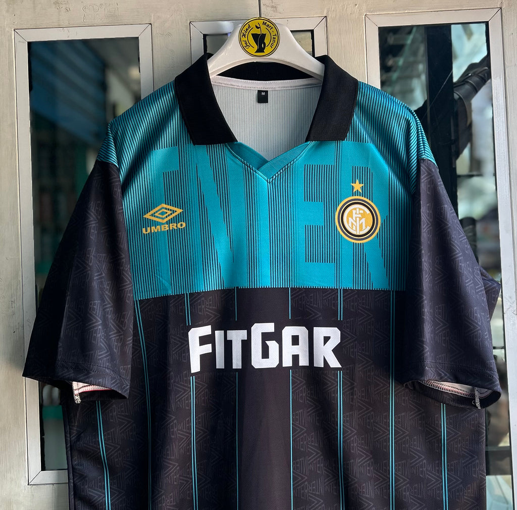 INTERMILAN 1991-92 THIRD KIT, FIVESLEEVE POLO SUBLIMATION