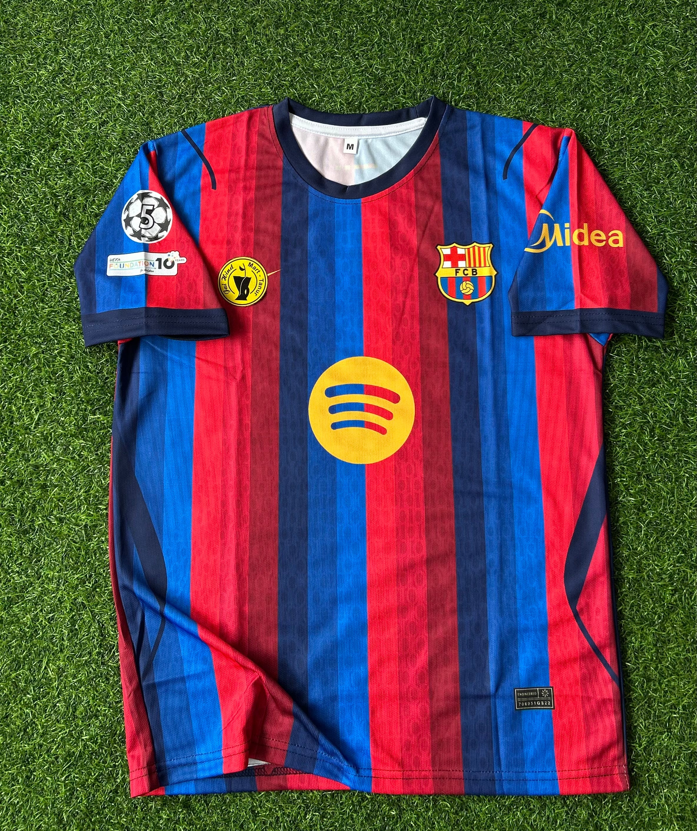 BARCELONA 2026-27 SEASON HOME JERSEY, HALF SLEEVE SUBLIMATION