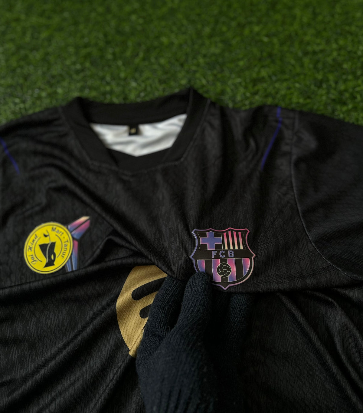 BARCELONA 2026-27 SEASON AWAY JERSEY, HALF SLEEVE, 3D SILICONE HEAT PRESS LOGO