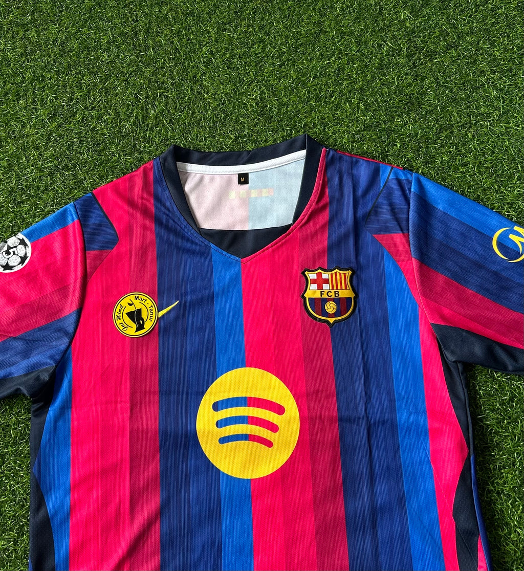 BARCELONA 2026-27 SEASON HOME JERSEY, HALF SLEEVE EMBROIDERY