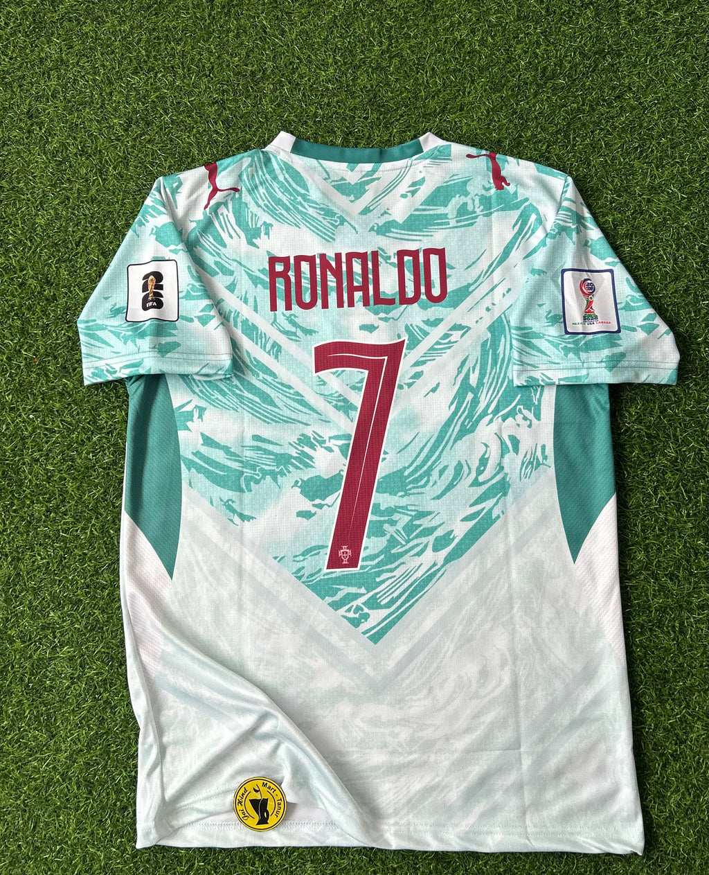 PORTUGAL 2026 WORLD CUP AWAY KIT, HALF SLEEVE  EMBROIDERY ￼
