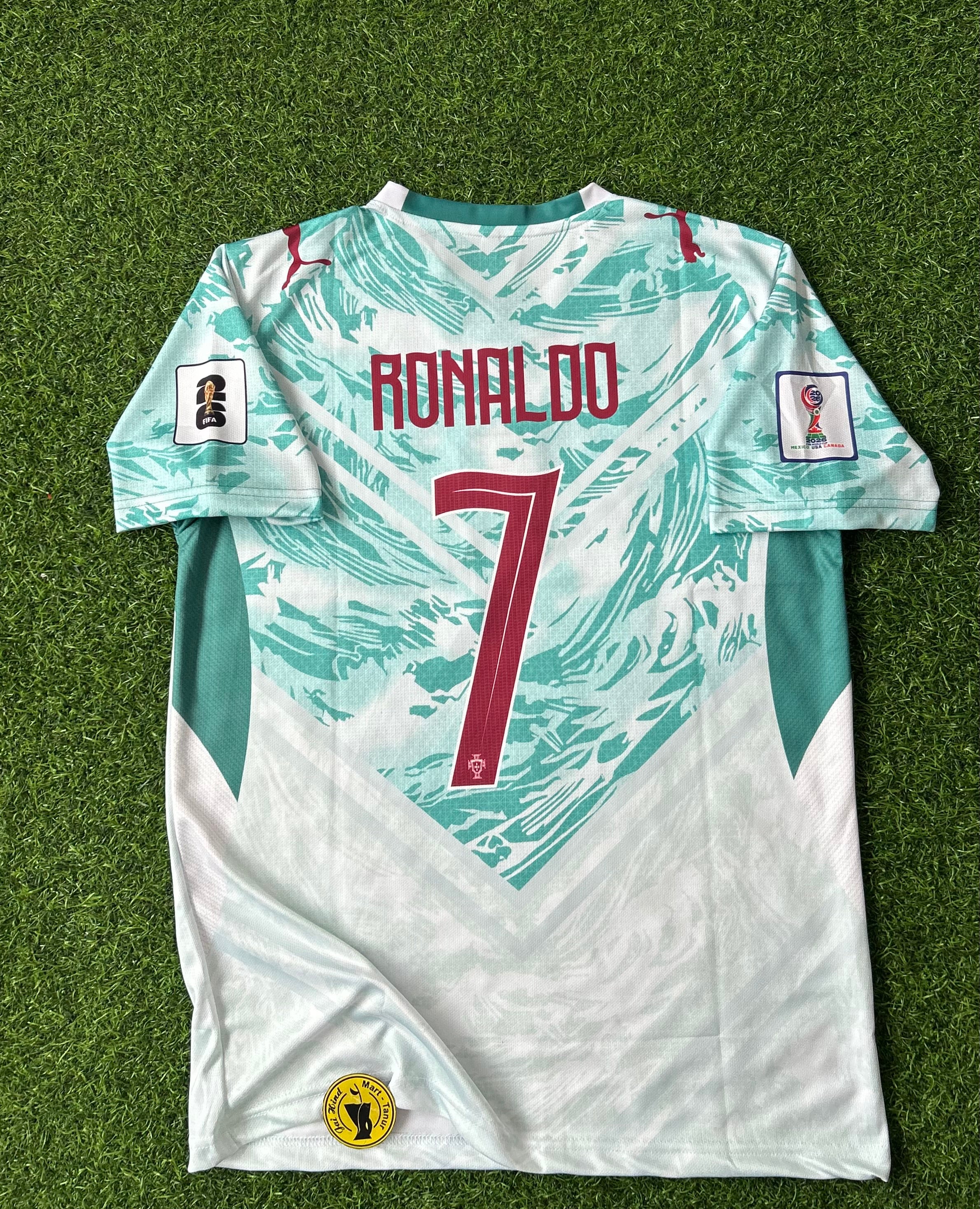 PORTUGAL 2026 WORLD CUP AWAY KIT, HALF SLEEVE  EMBROIDERY ￼