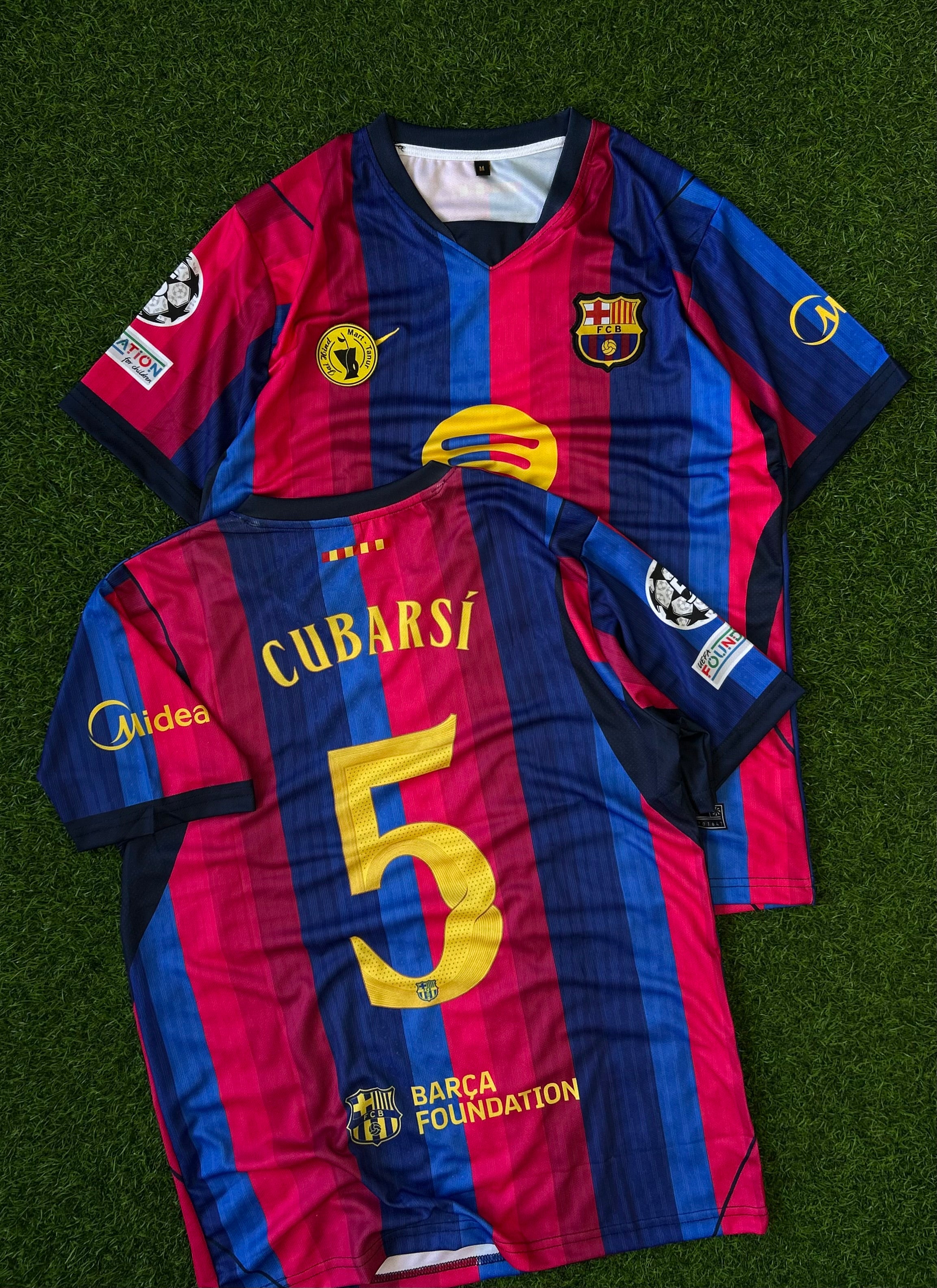BARCELONA 2026-27 SEASON HOME JERSEY, HALF SLEEVE EMBROIDERY