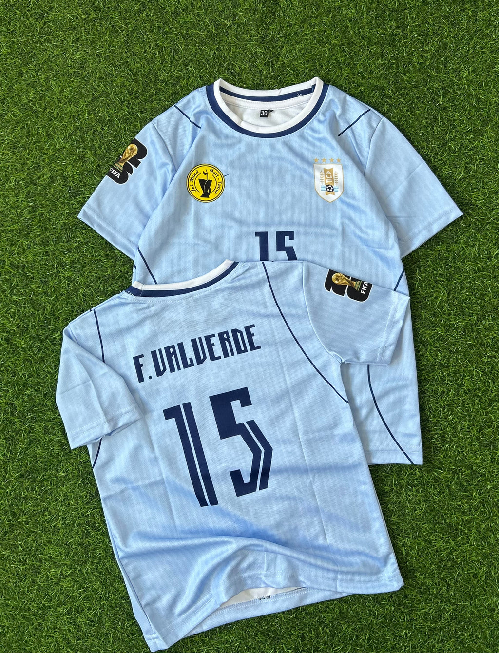 URUGUAY 2026 WORLD CUP HOME KIT, HALF SLEEVE SUBLIMATION (KID SIZE)