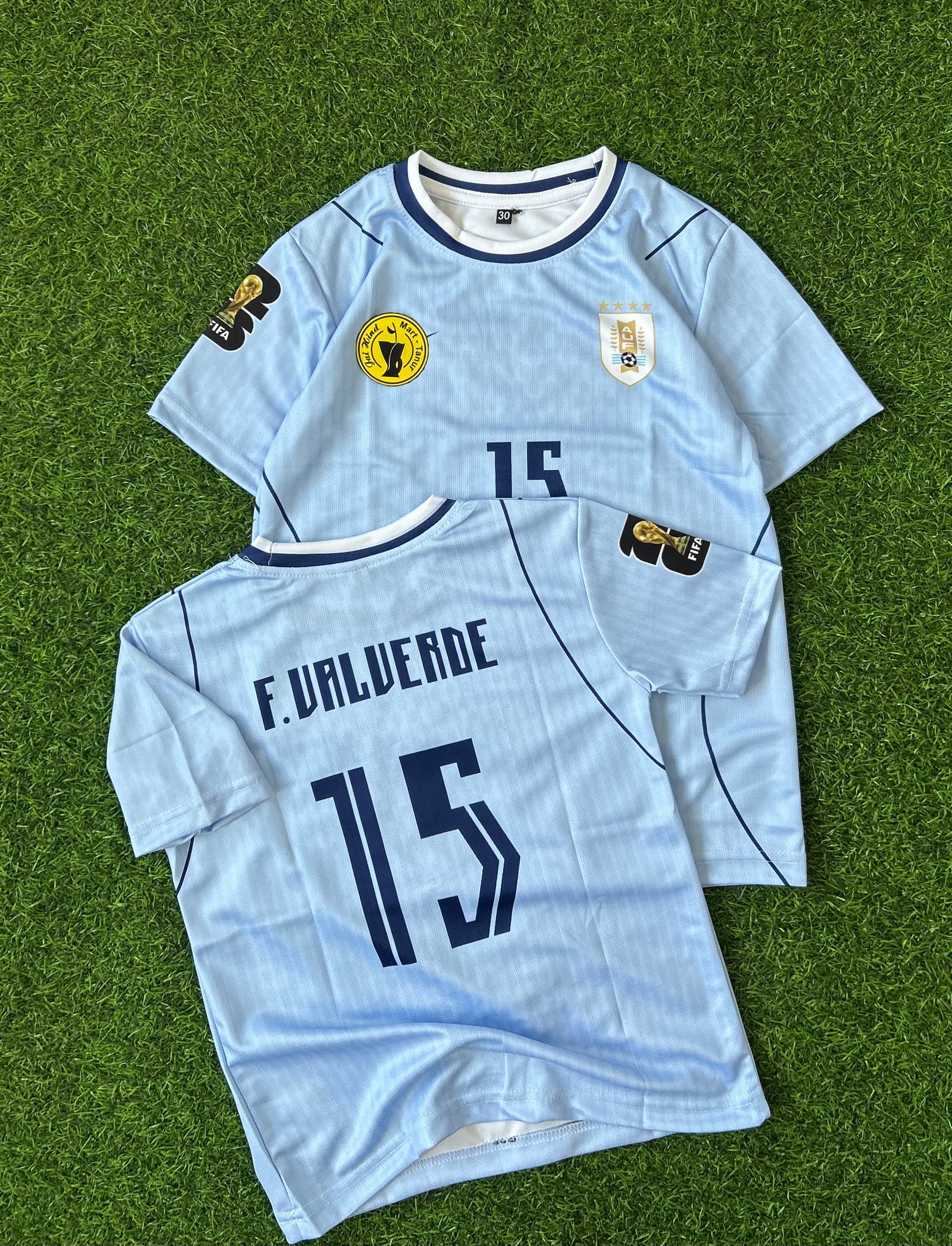URUGUAY 2026 WORLD CUP HOME KIT, HALF SLEEVE SUBLIMATION (KID SIZE)
