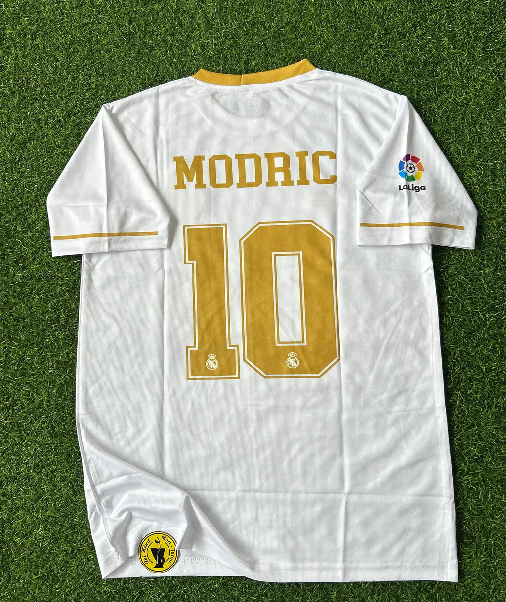 REAL MADRID 2019-20 HOME KIT, HALF SLEEVE EMBROIDERY