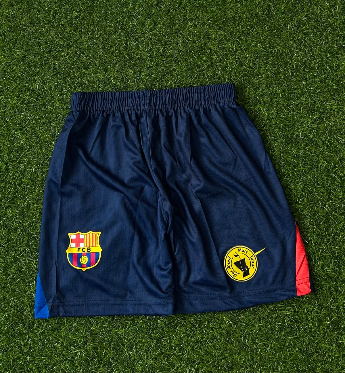 BARCELONA 2026-27 SEASON HOME JERSEY, HALF SLEEVE SUBLIMATION, JERSEY & SHORTS (KID SIZE)