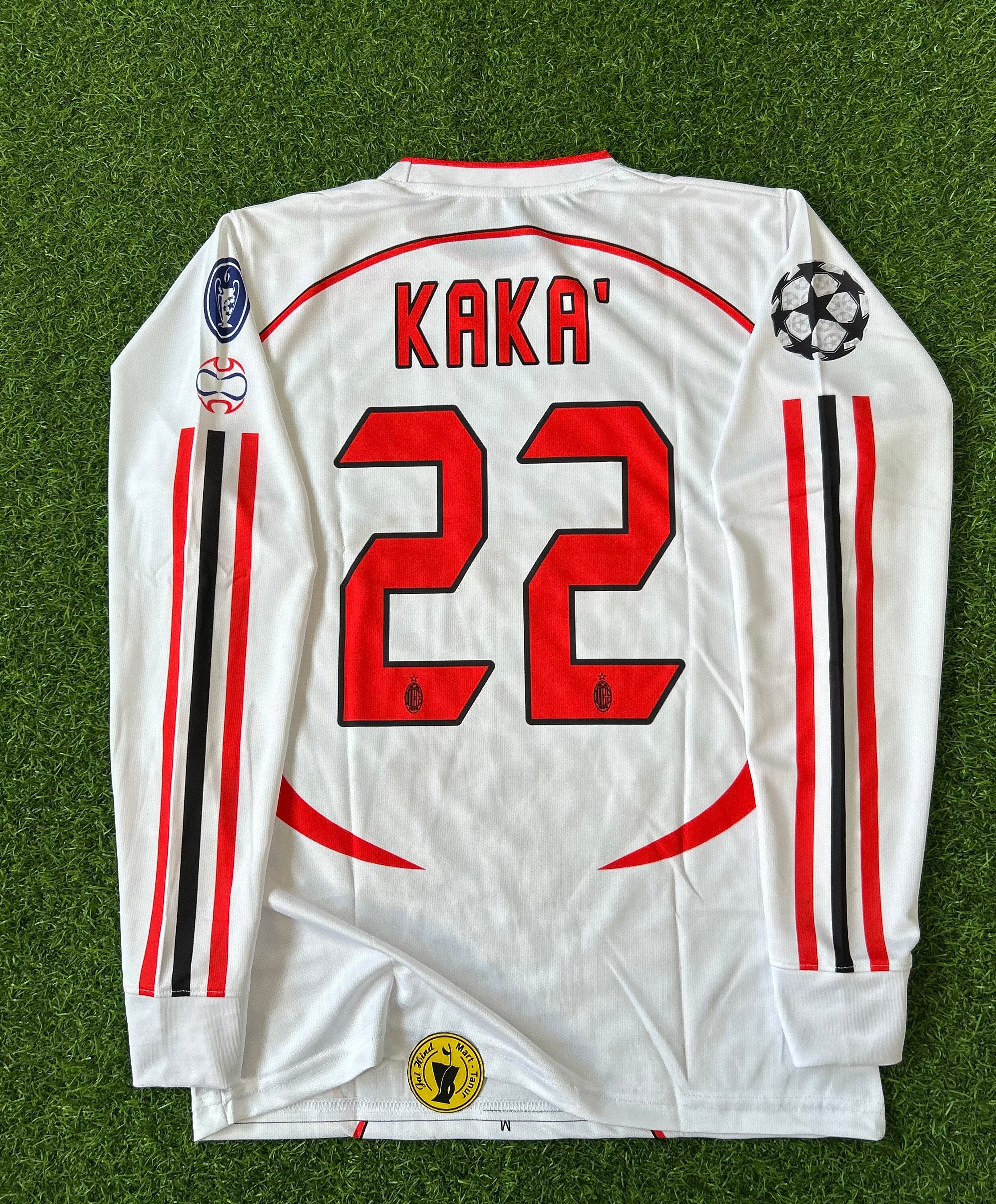 AC MILAN 2006-07 AWAY KIT, FULL SLEEVE SUBLIMATION (JERSEY & SHORTS)