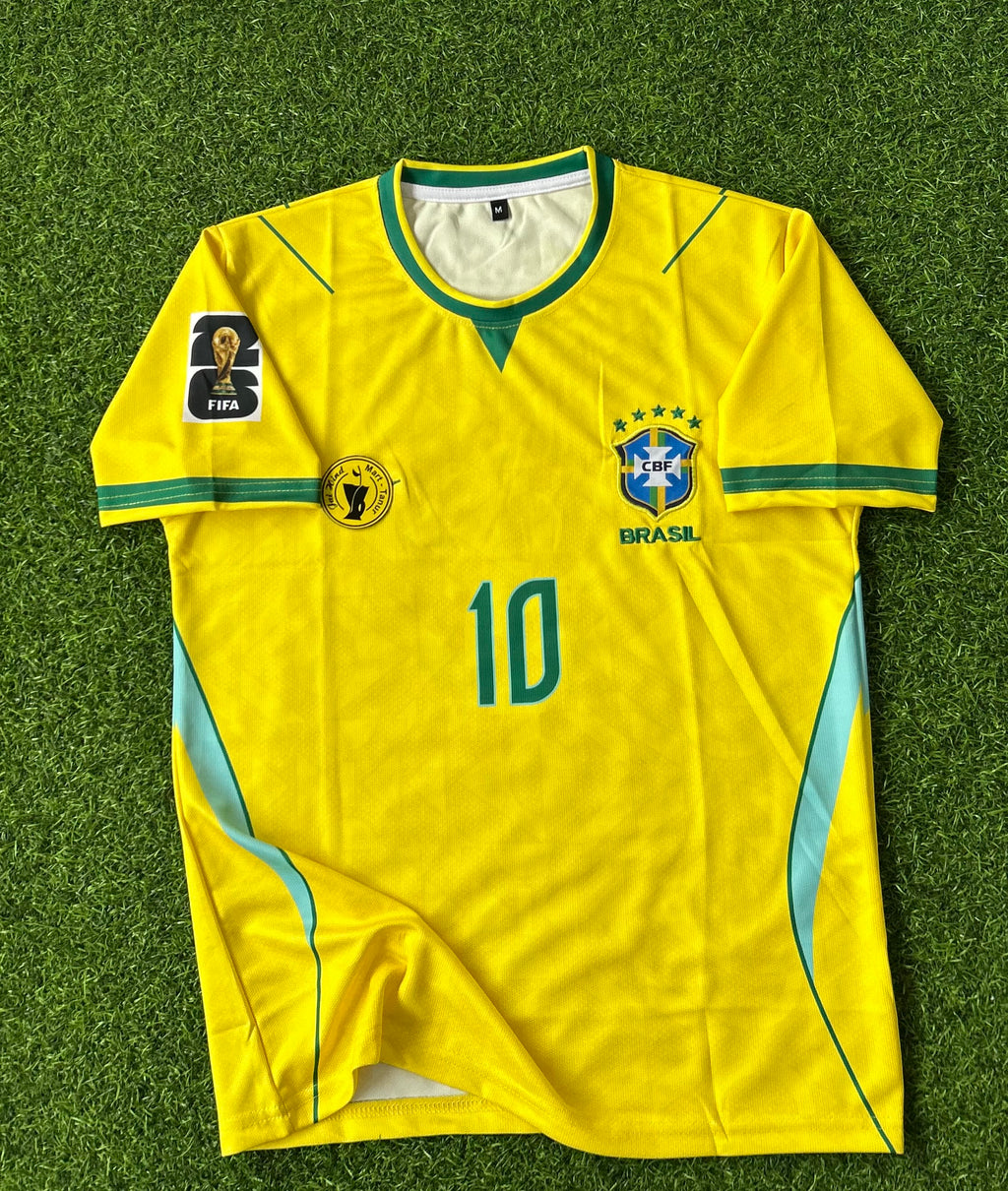 BRAZIL 2026 WORLD CUP HOME KIT, HALF SLEEVE EMBROIDERY