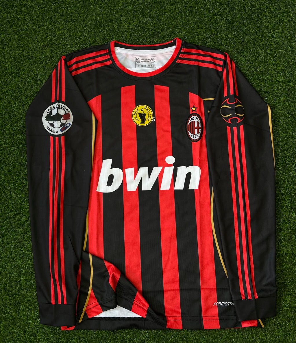 AC MILAN 2006-07 HOME JERSEY, FULL SLEEVE EMBROIDERY
