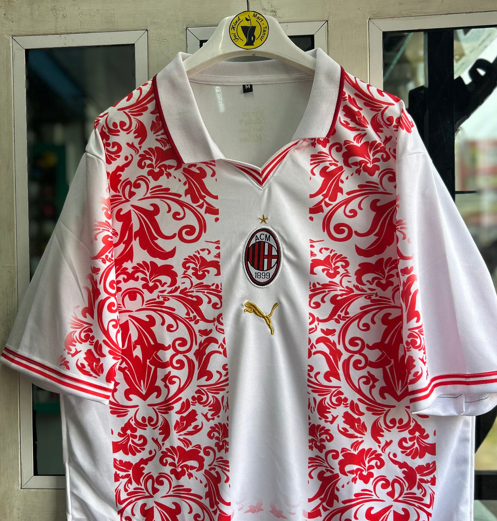 AC MILAN SPECIAL EDITION JERSEY, FIVE SLEEVE  POLO  EMBROIDERY