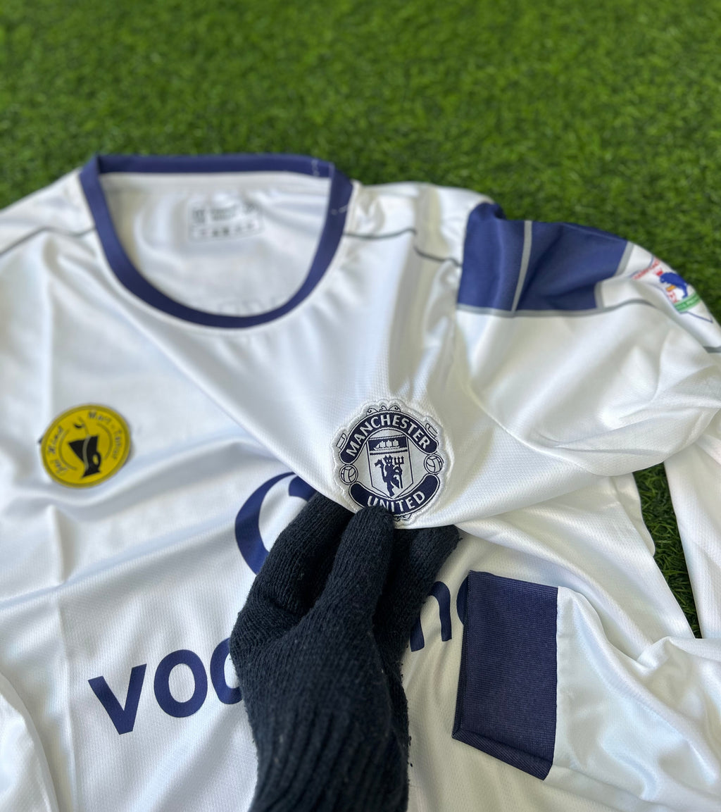 MAN UNITED 2000-01 AWAY JERSEY, FULL SLEEVE EMBROIDERY