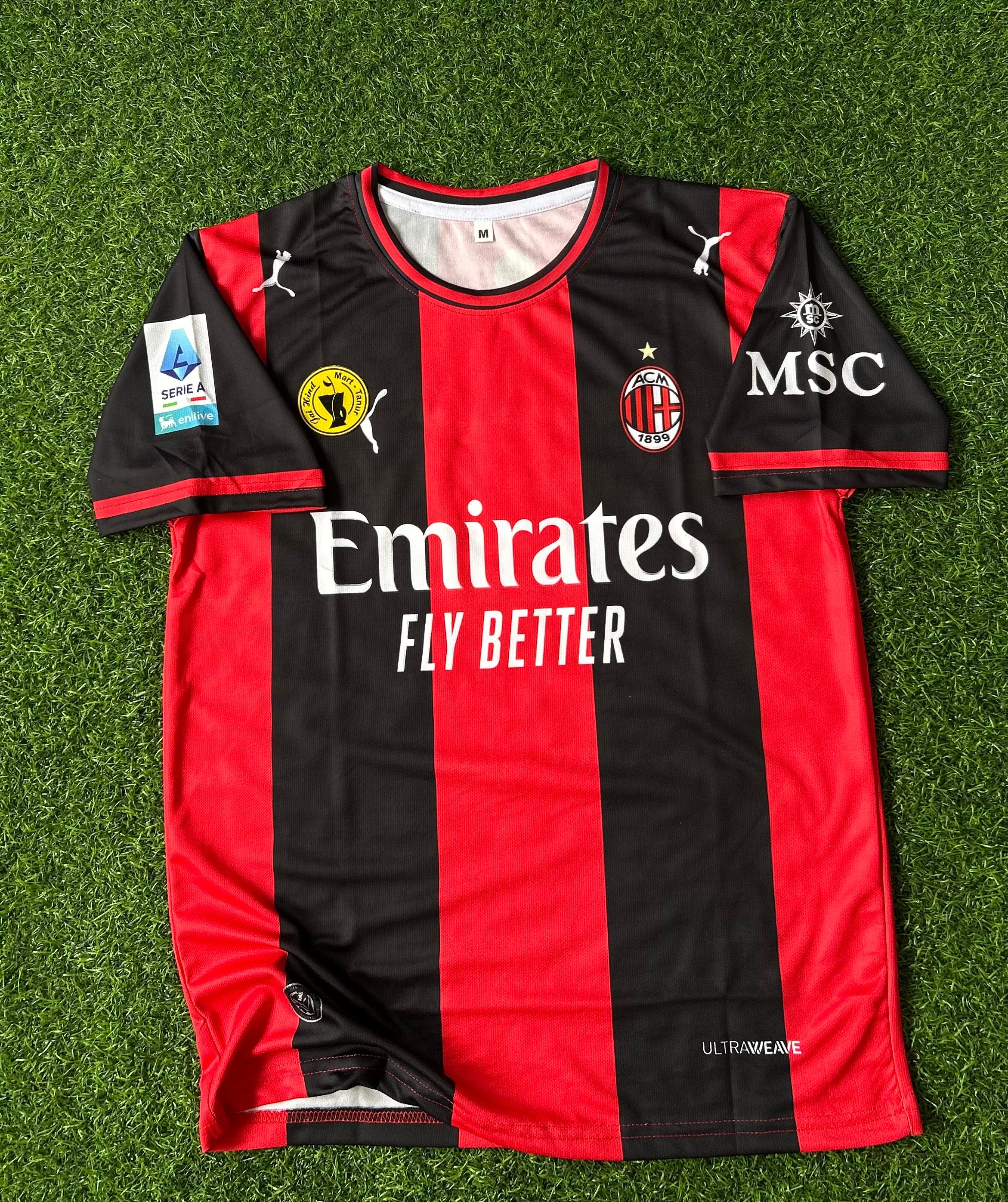 AC MILAN 2026-27 SEASON HOME JERSEY, HALF SLEEVE SUBLIMATION