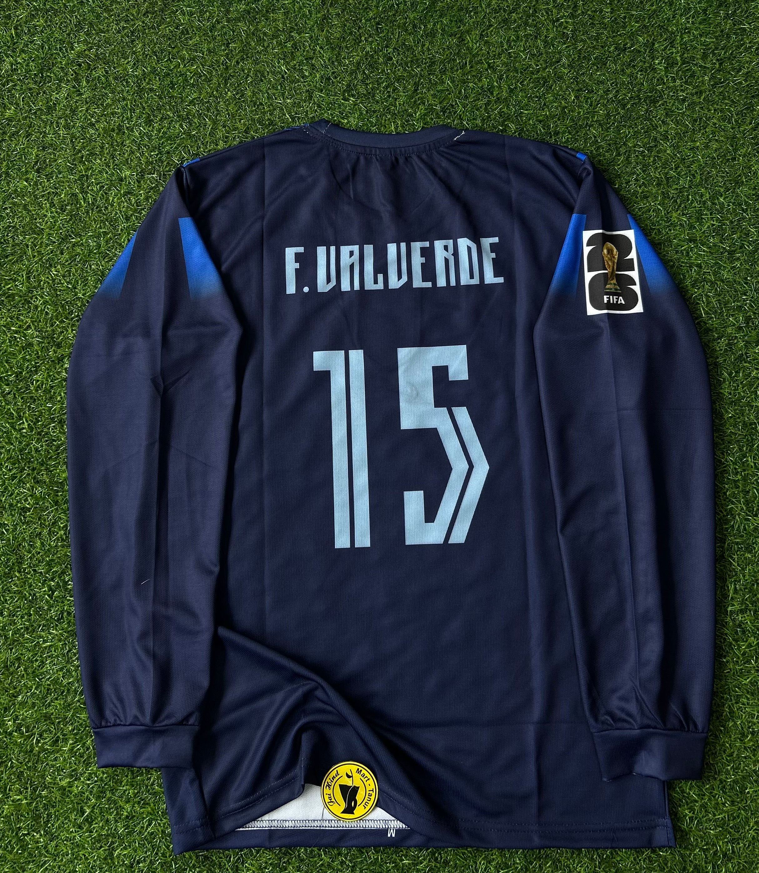 URUGUAY 2026 WORLD CUP AWAY KIT, FULL SLEEVE  EMBRODERY