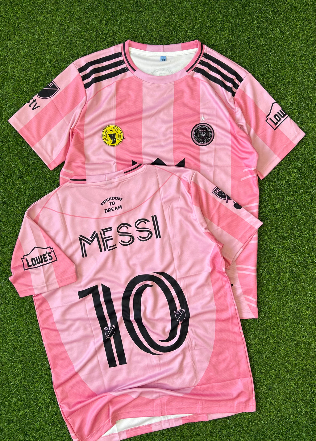 INTER MIAMI 2026-27 SEASON HOME JERSEY, HALF SLEEVE EMBROIDERY